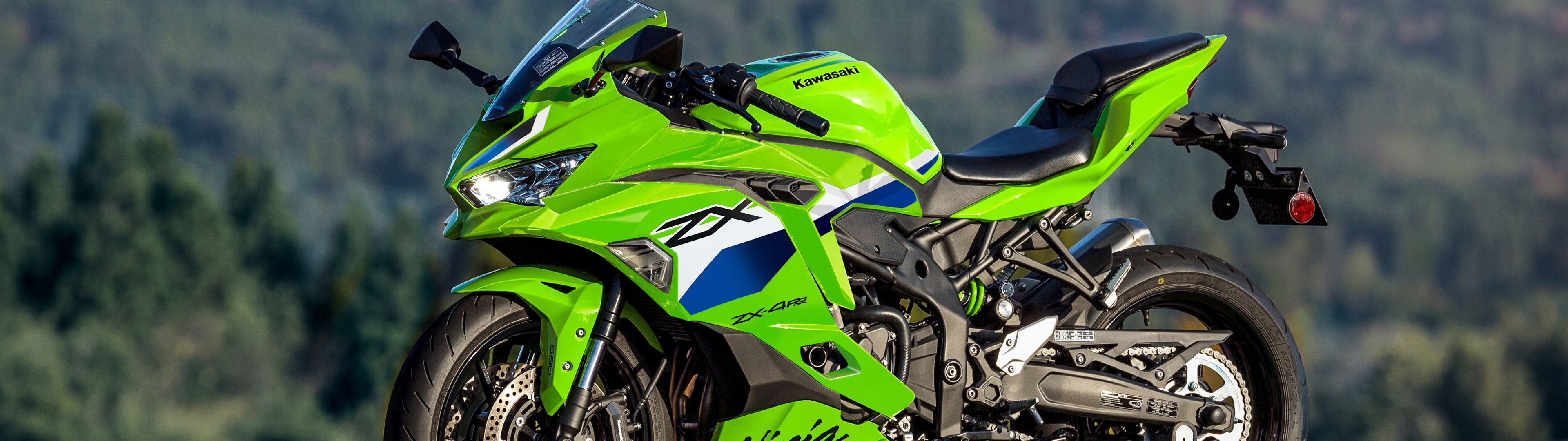 3840x1080 Kawasaki Ninja ZX 4RR Wallpaper 4K, 5K, Sports Bikes