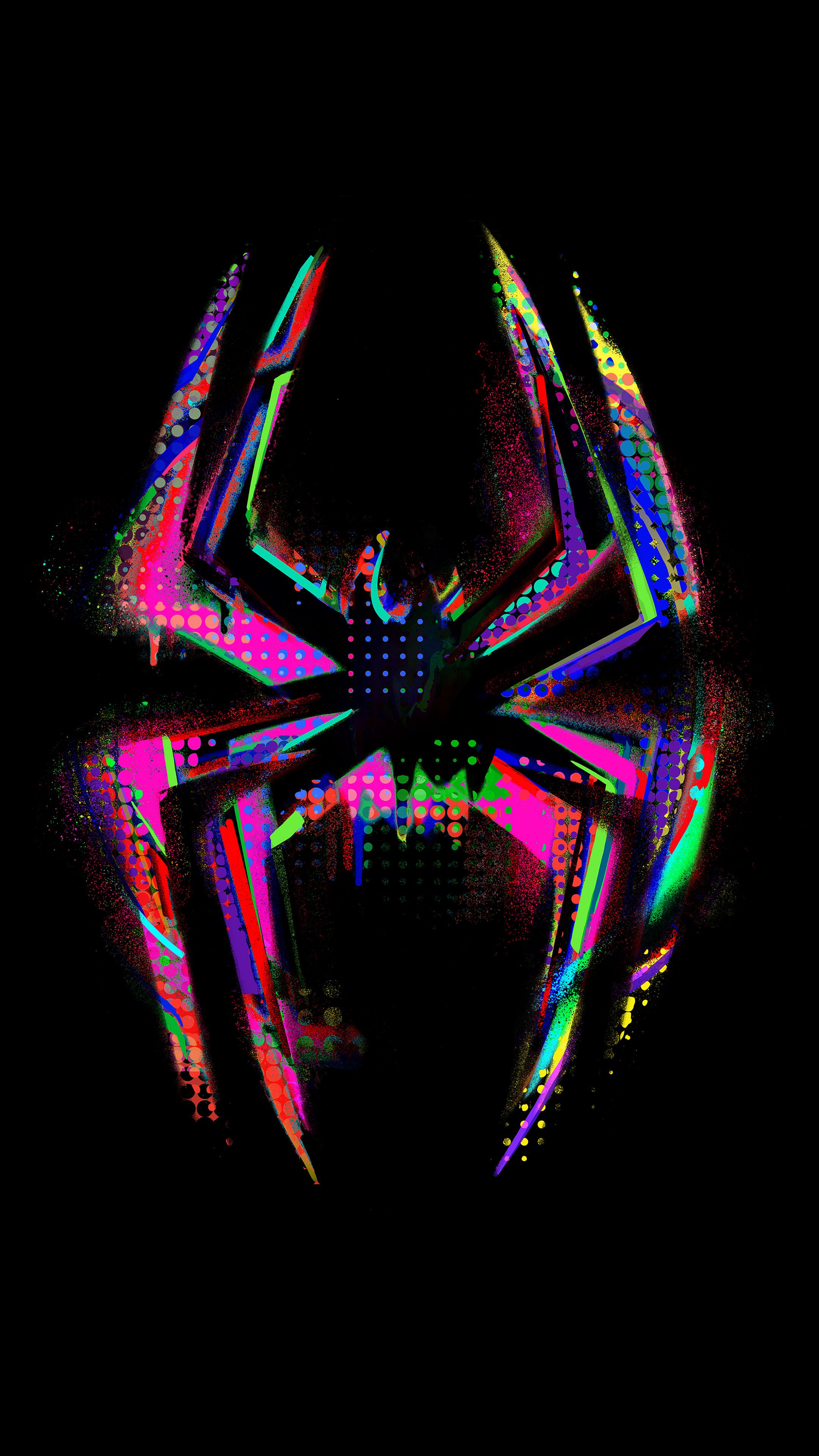 2160x3840 Spider Man: Across The Spider Verse Logo 4K Wallpaper IPhone HD Phone K