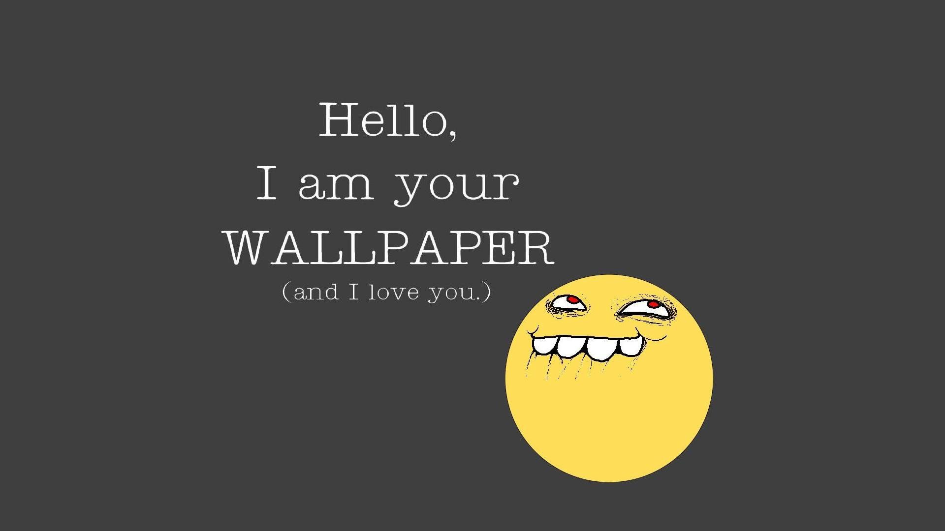 1920x1080 Funny HD Wallpaper: Hello, I'm Your Quirky Desktop Buddy!x1080