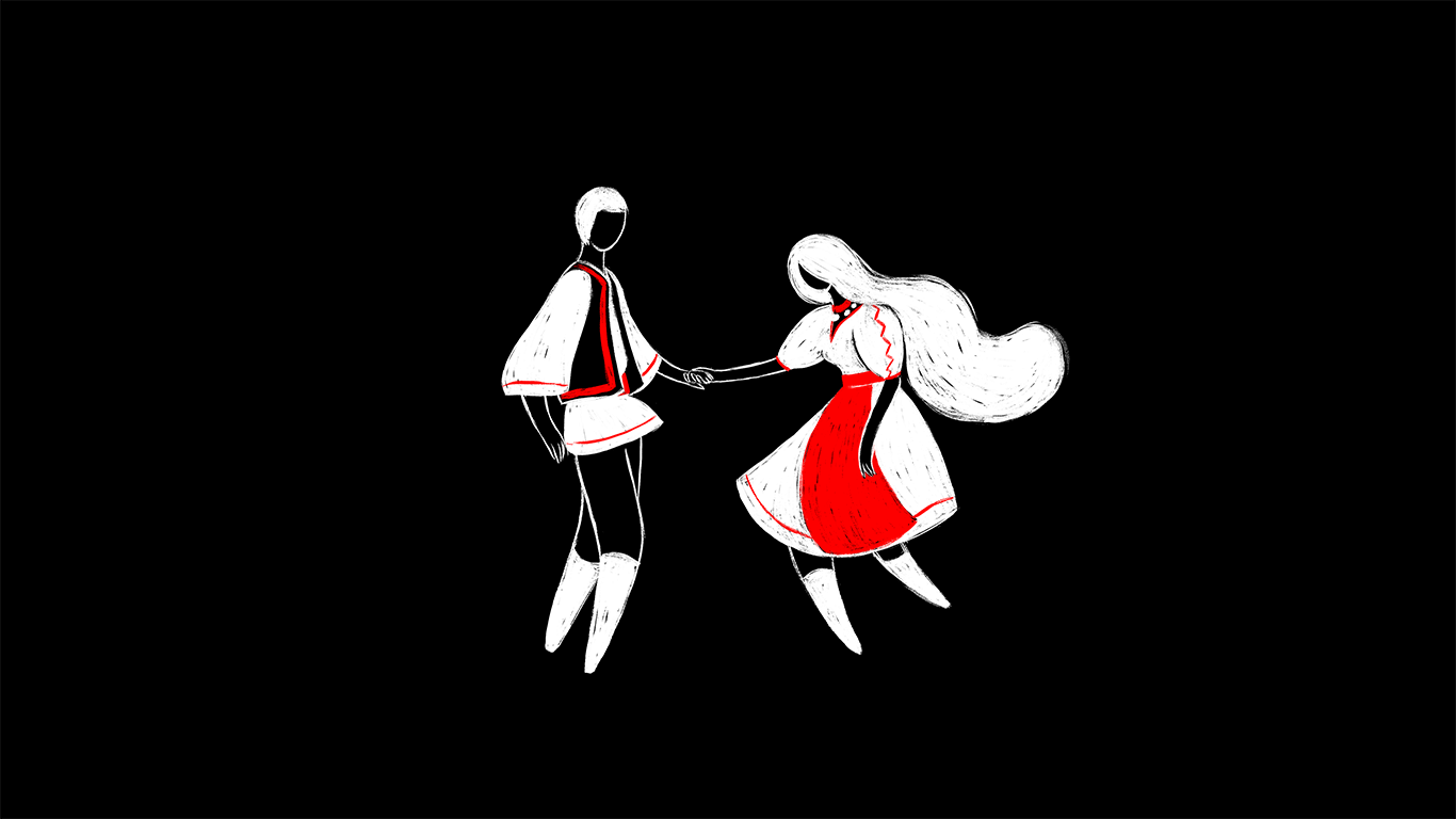 1366x768 Dancing couple animation (4). GIFs - Behance