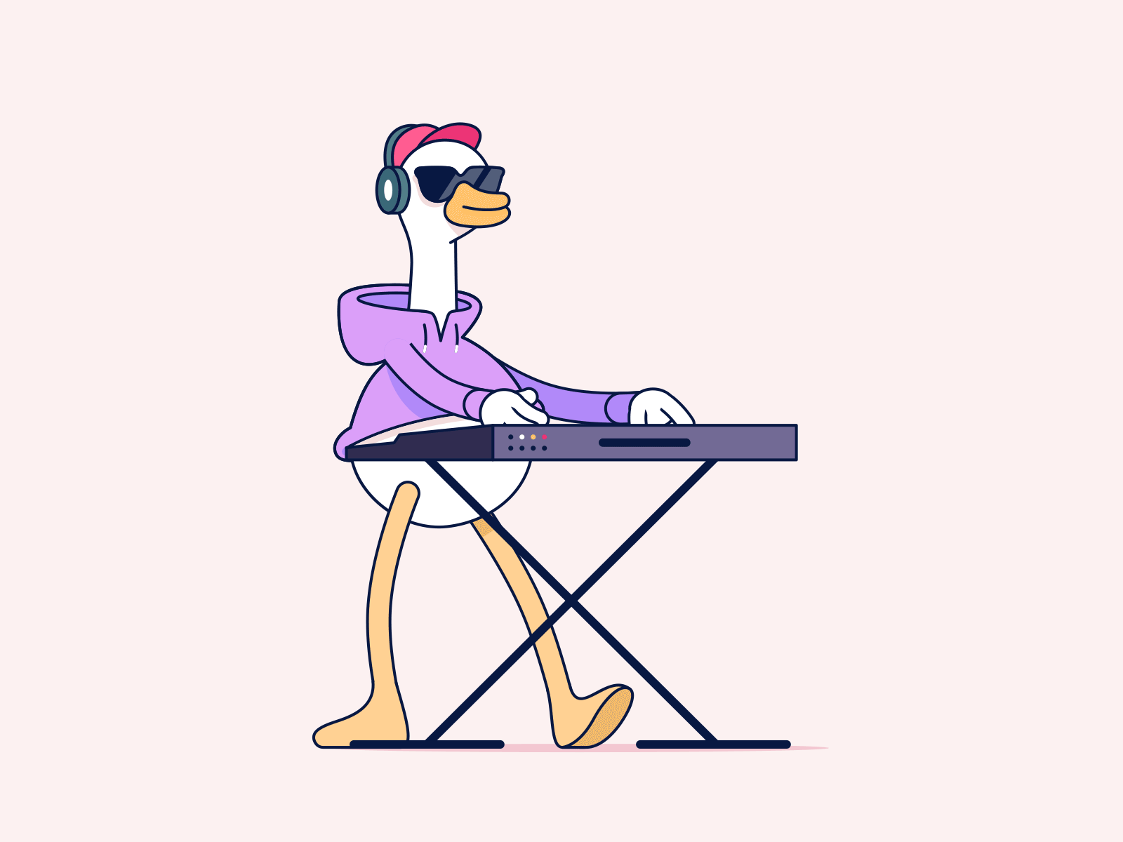 1600x1200 Dancing Duck by Eugene on Dribbble