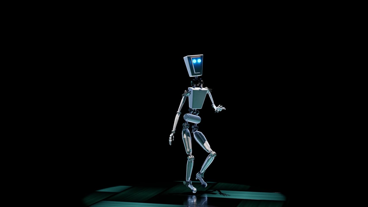 1280x720 Robot, Dance, Fun