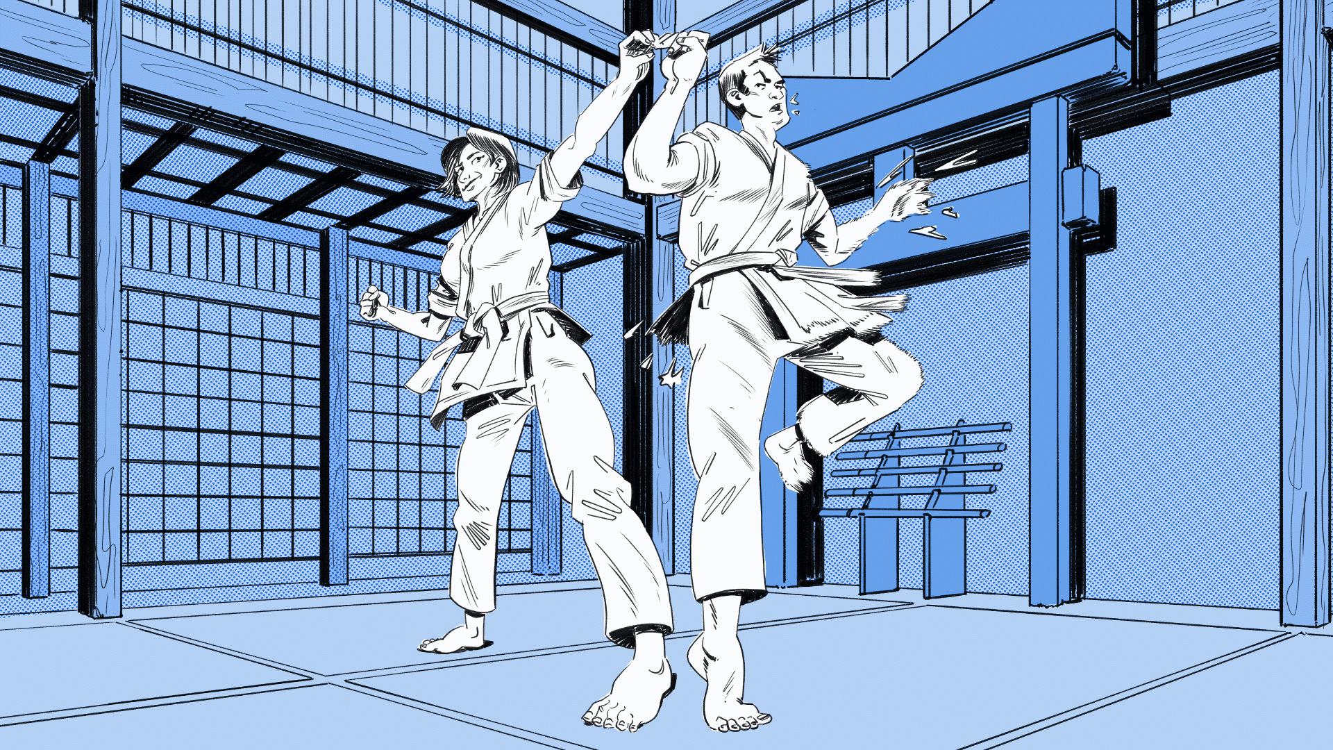1920x1080 Karate's Got Nothing On Dancing The Two Step. By Trip Carroll
