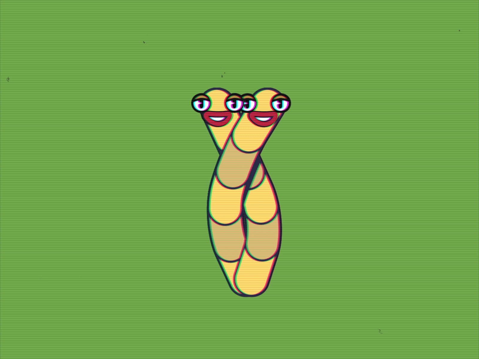 1600x1200 Dancing Worms by Ragaey Sameh on Dribbble