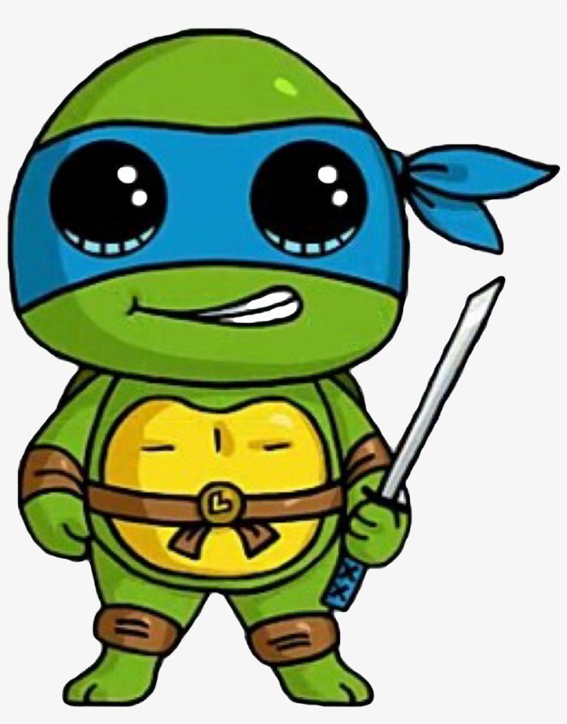 820x1047 Cute Sticker Cute Kawaii Turtle Transparent PNG