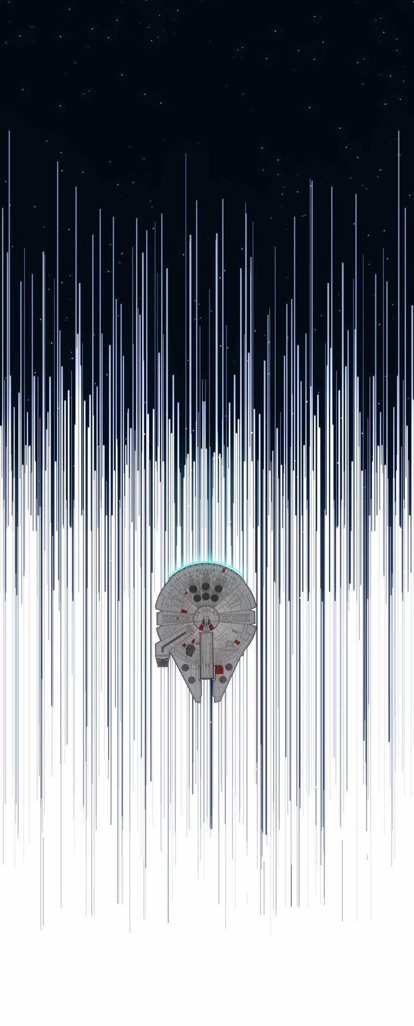 826x2048 Millennium Falcon wallpaper