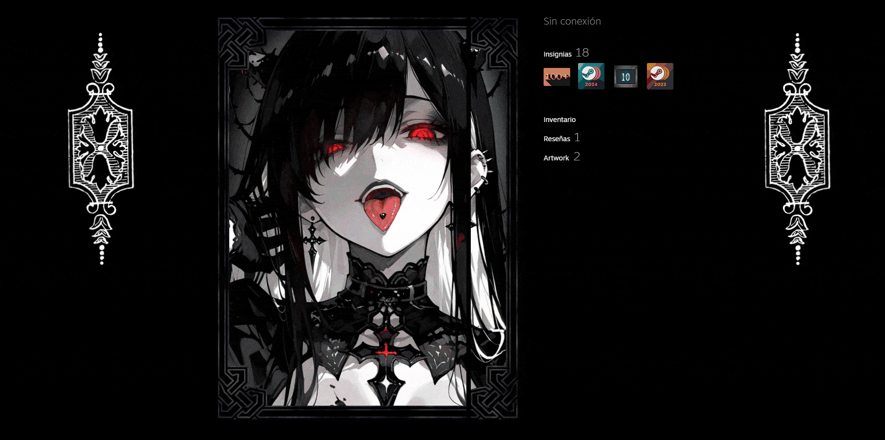 1799x894 Anime Girl Steam Artwork's Ko Fi Shop