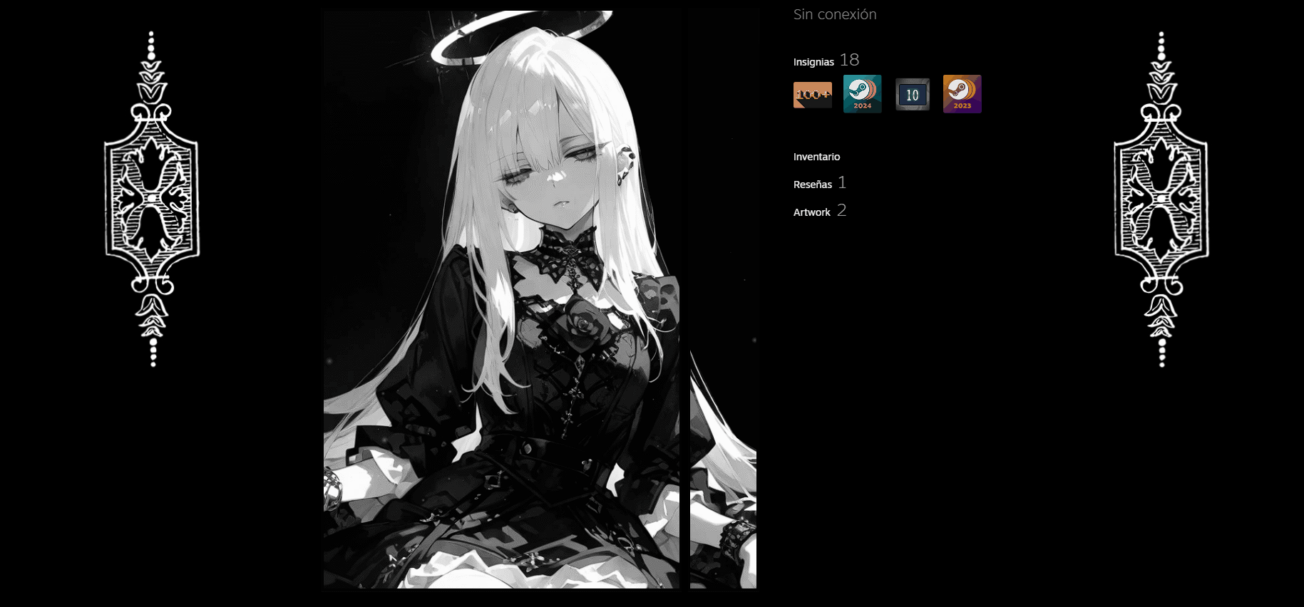 1829x852 Anime Girl Steam Artwork's Ko Fi Shop