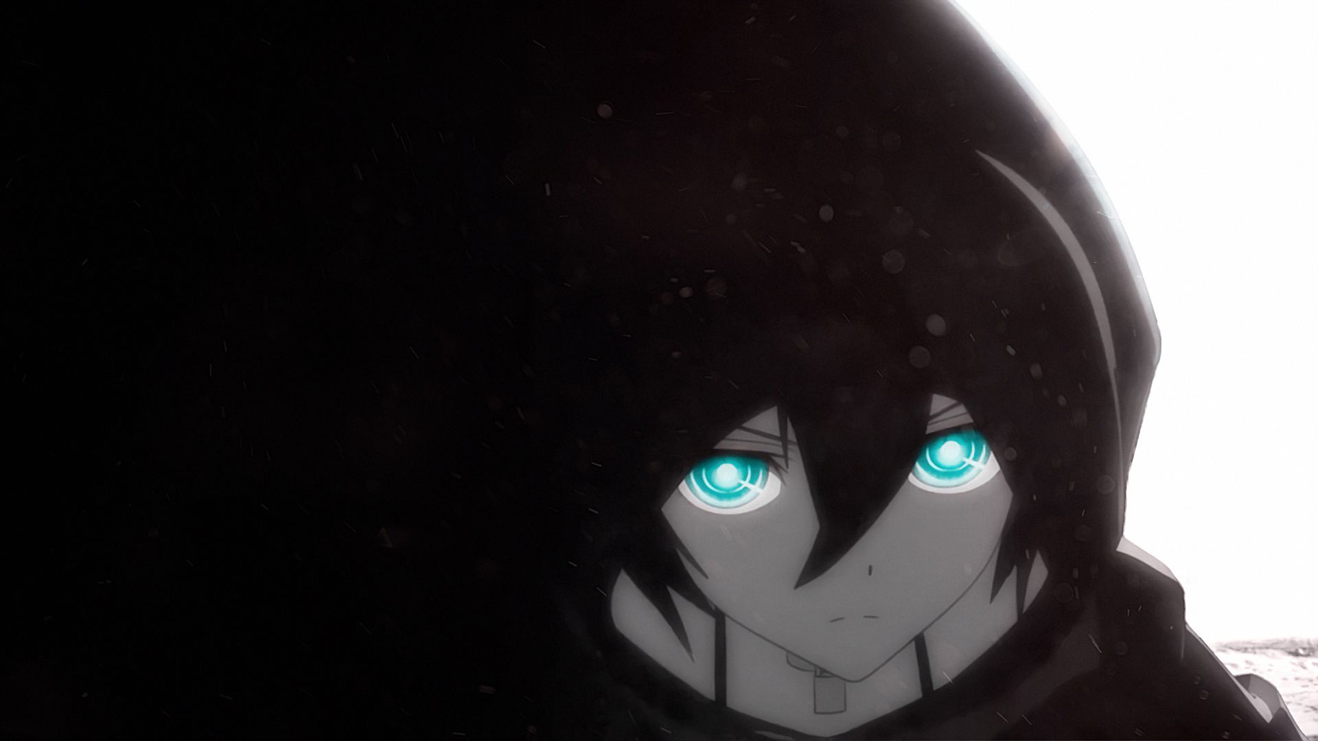 1920x1080 Blue Eyes Anime Girl With Black Dress HD Anime Girl Wallpaper