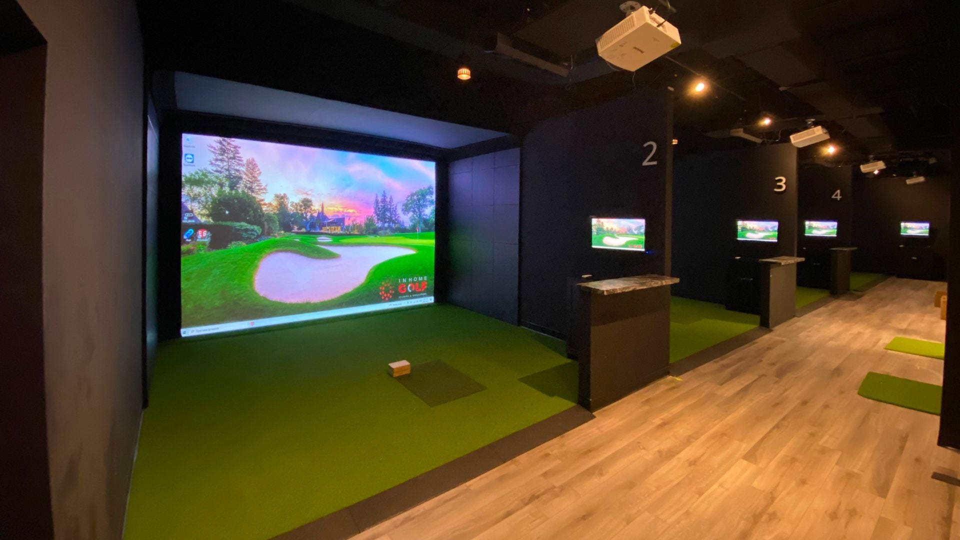 1920x1080 Commercial Golf Simulator Gallery
