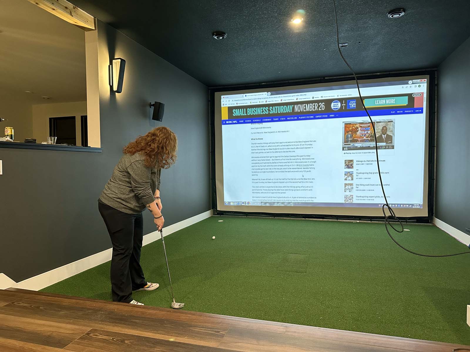 1600x1200 Golf Simulator Photo Gallery