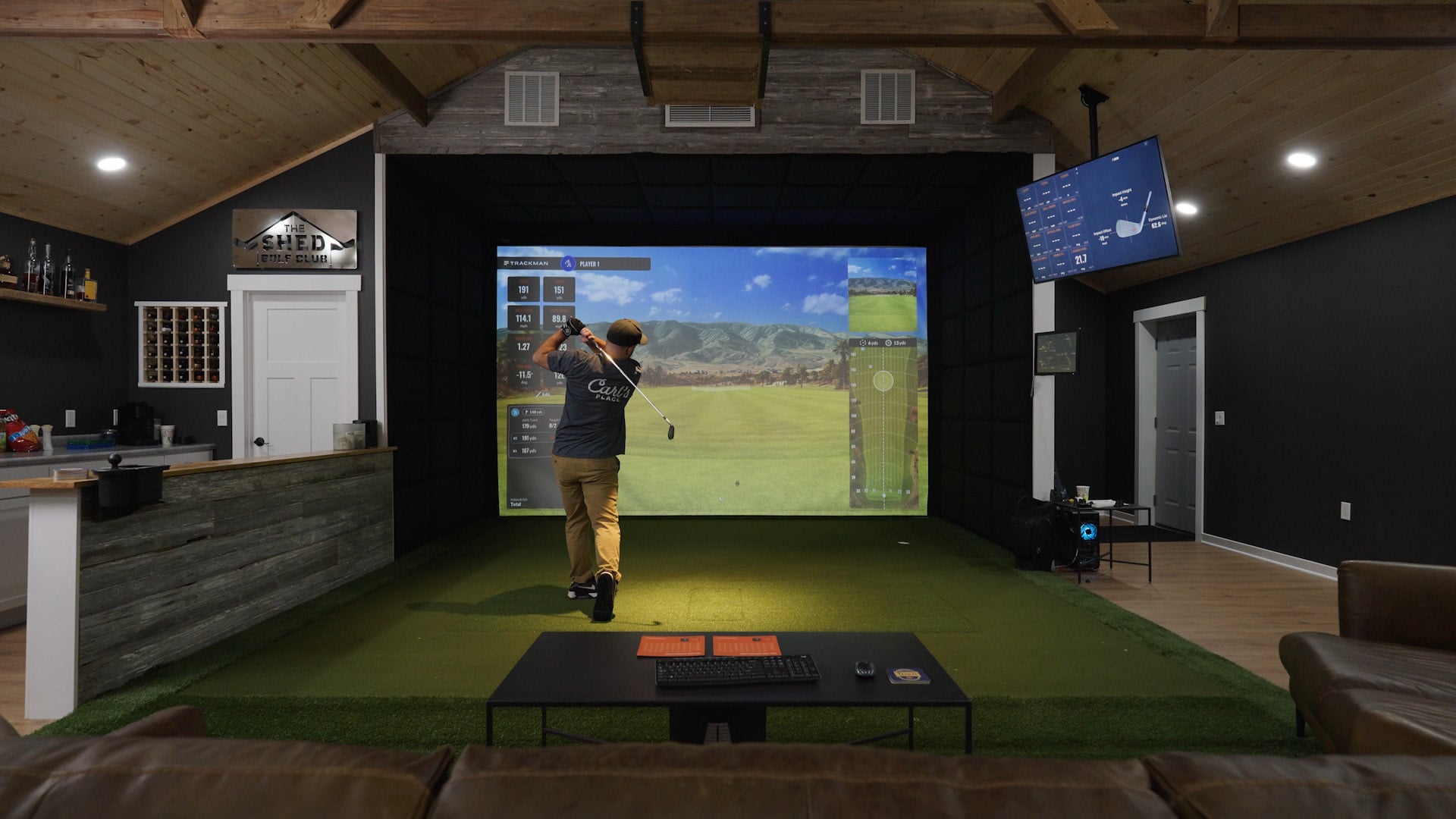 1920x1080 Built In Golf Simulators. Transform Your Room's Place