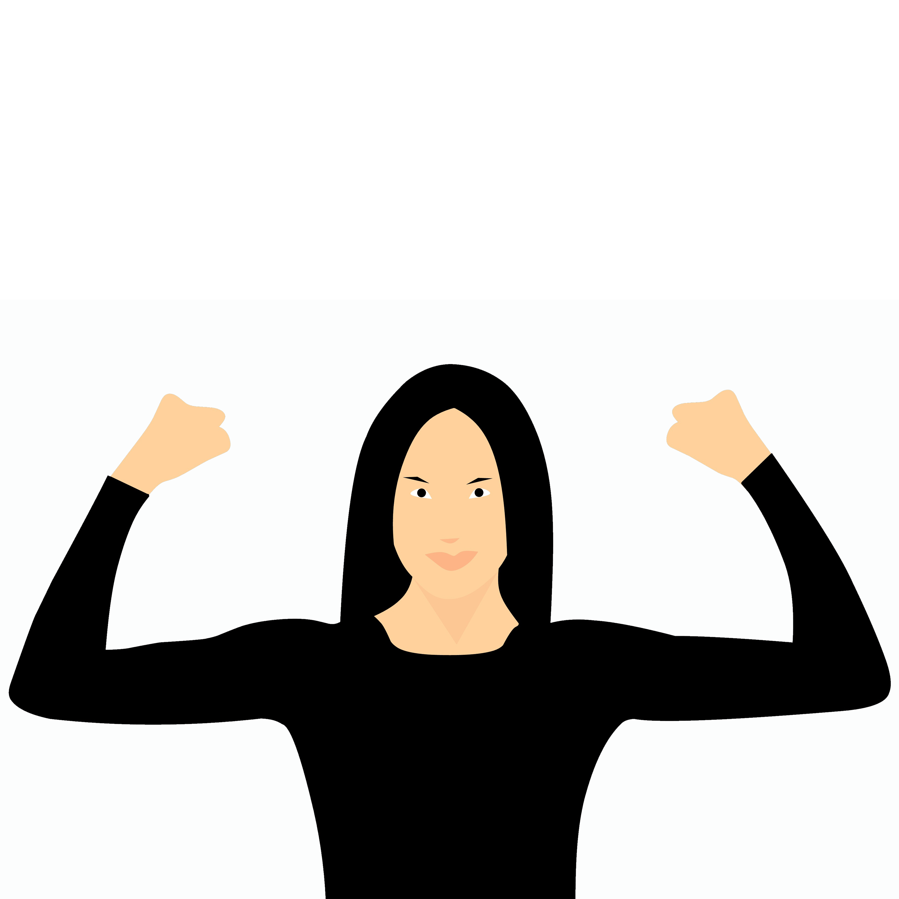 3000x3000 Successful woman vector clipart image on