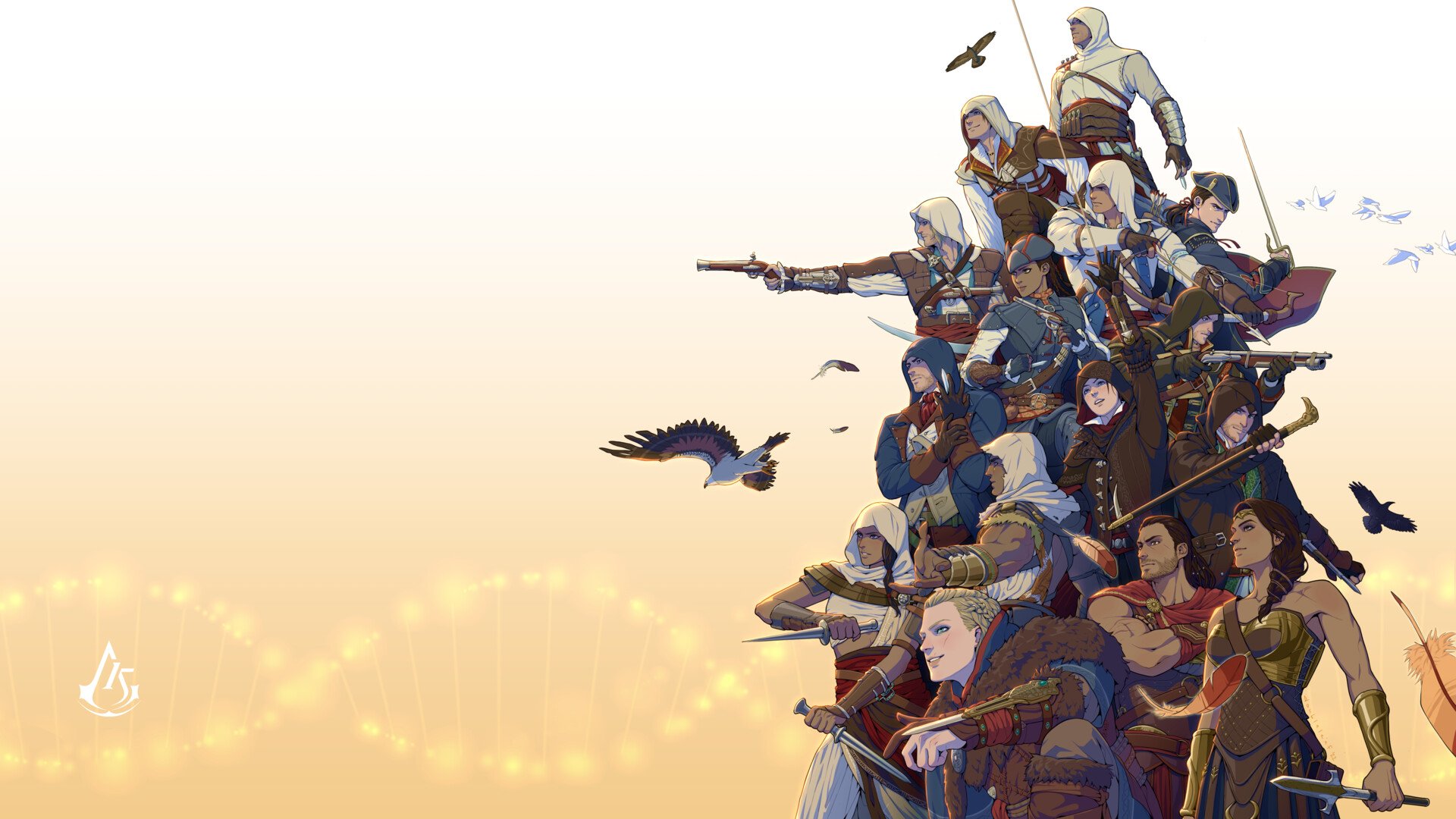 1920x1080 doubleleaf's Creed 15th Anniversary PC wallpaper