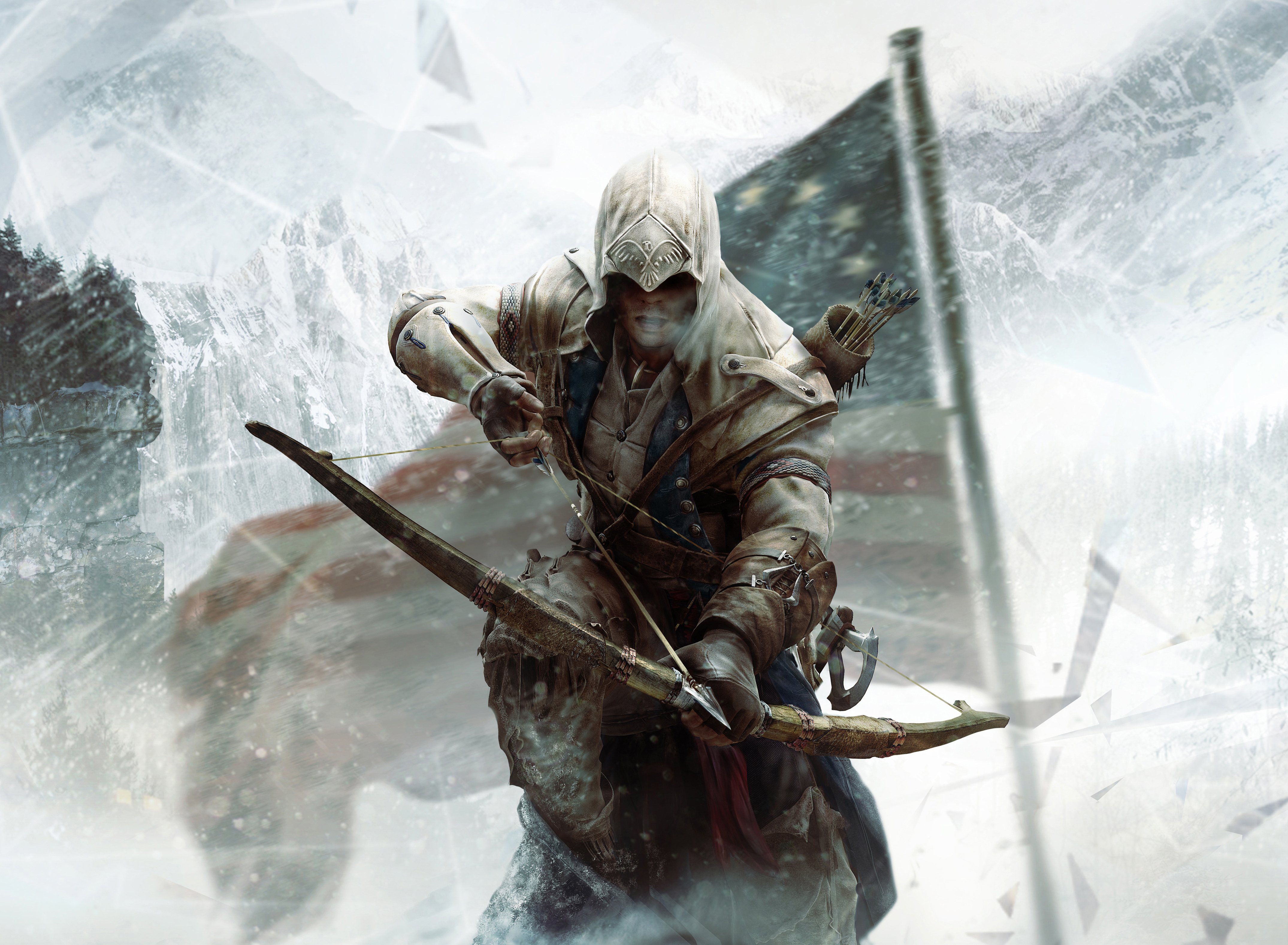 4300x3156 Desktop wallpaper: Assassin's Creed, Assassin's Creed Iii, Video Game 4K free download for PC. 255447