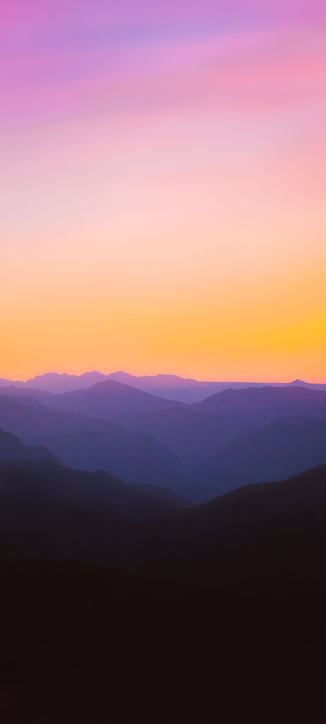 1260x2800 Wallpaper Atmosphere, Afterglow, Natural Landscape, Cloud, Dusk, Background Free Image