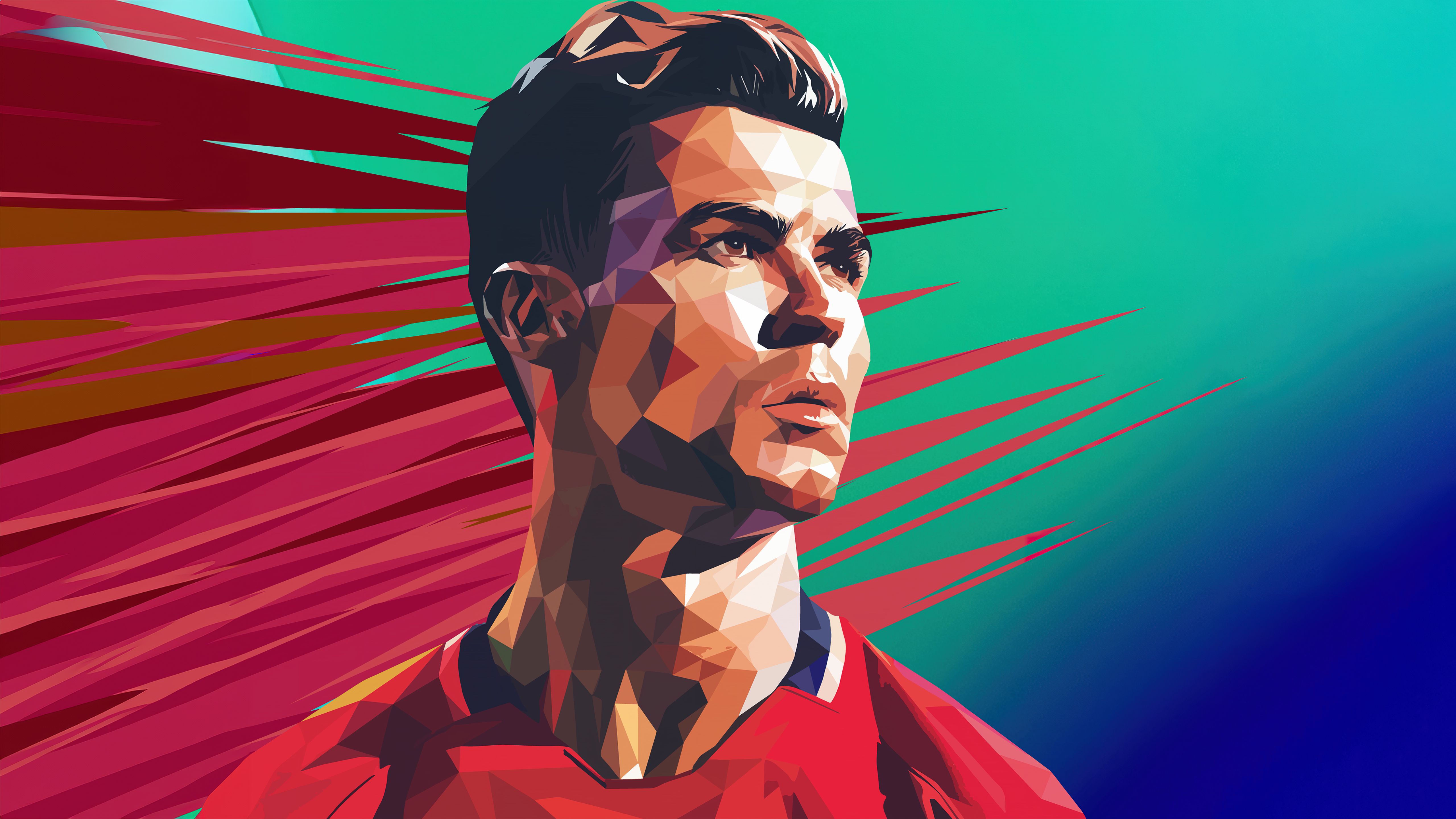 5120x2880 CR7 4K Wallpaper and Background
