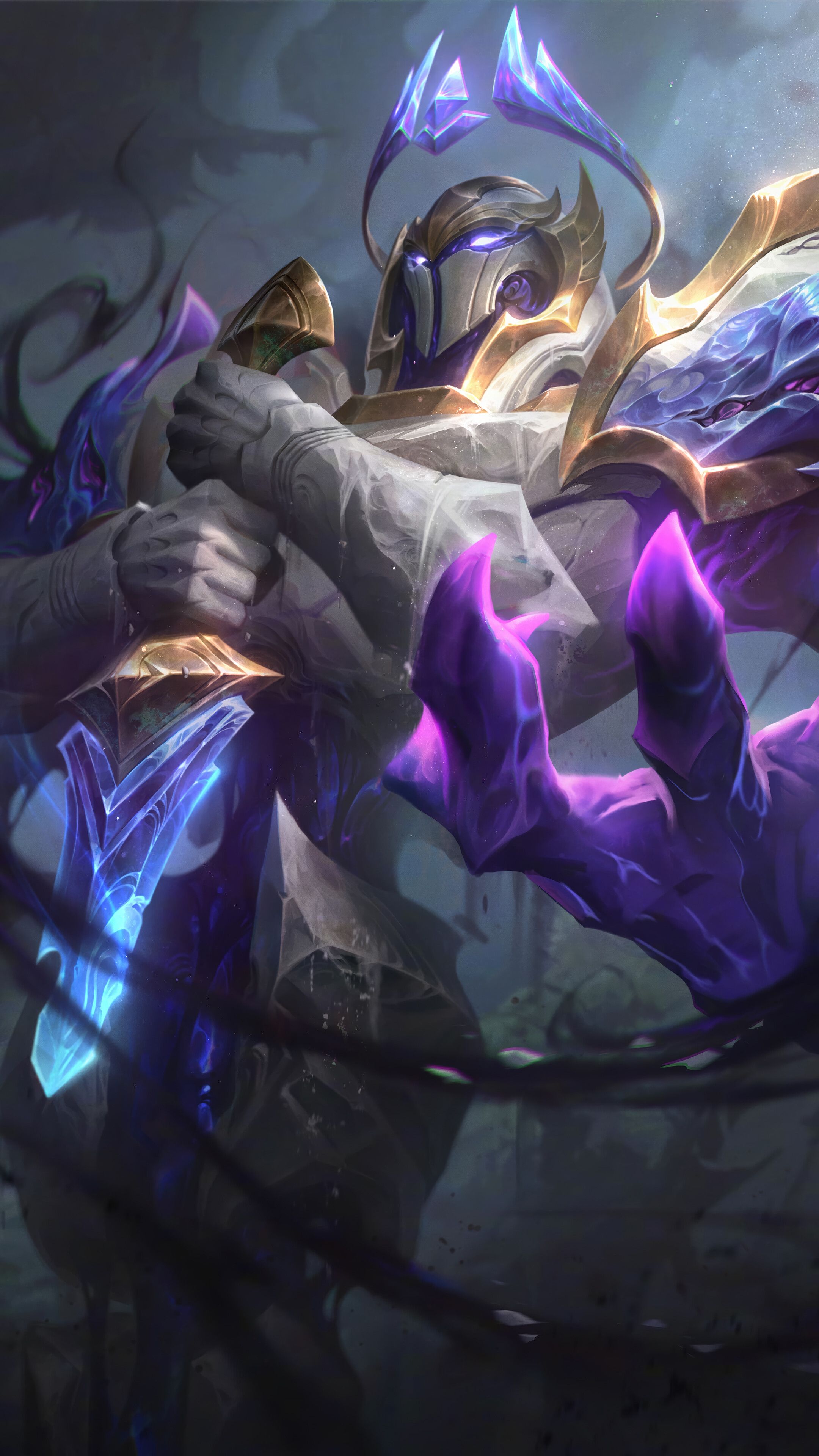 2160x3840 Xerath Corrupted Petricite LoL Wallpaper 4K 8K HD PC