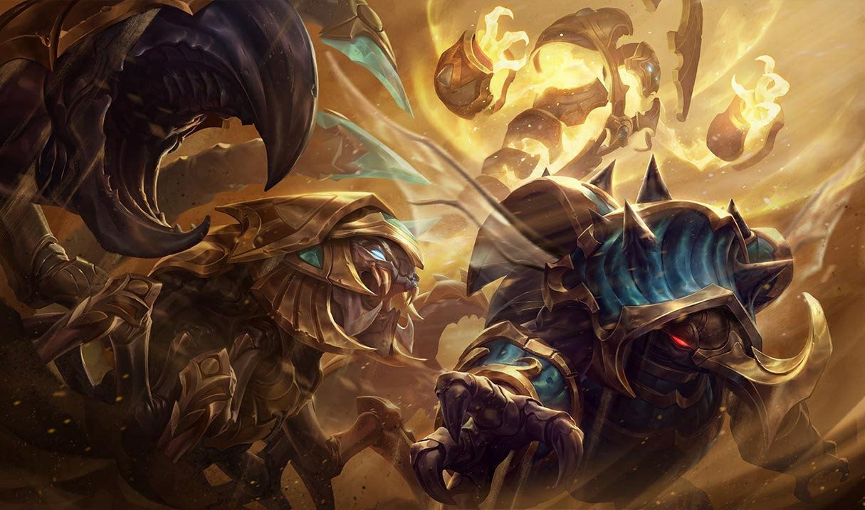 1215x717 LoL skin Guardian of the Sands Xerath / League of Legends Skins & Chromas / video Xerath