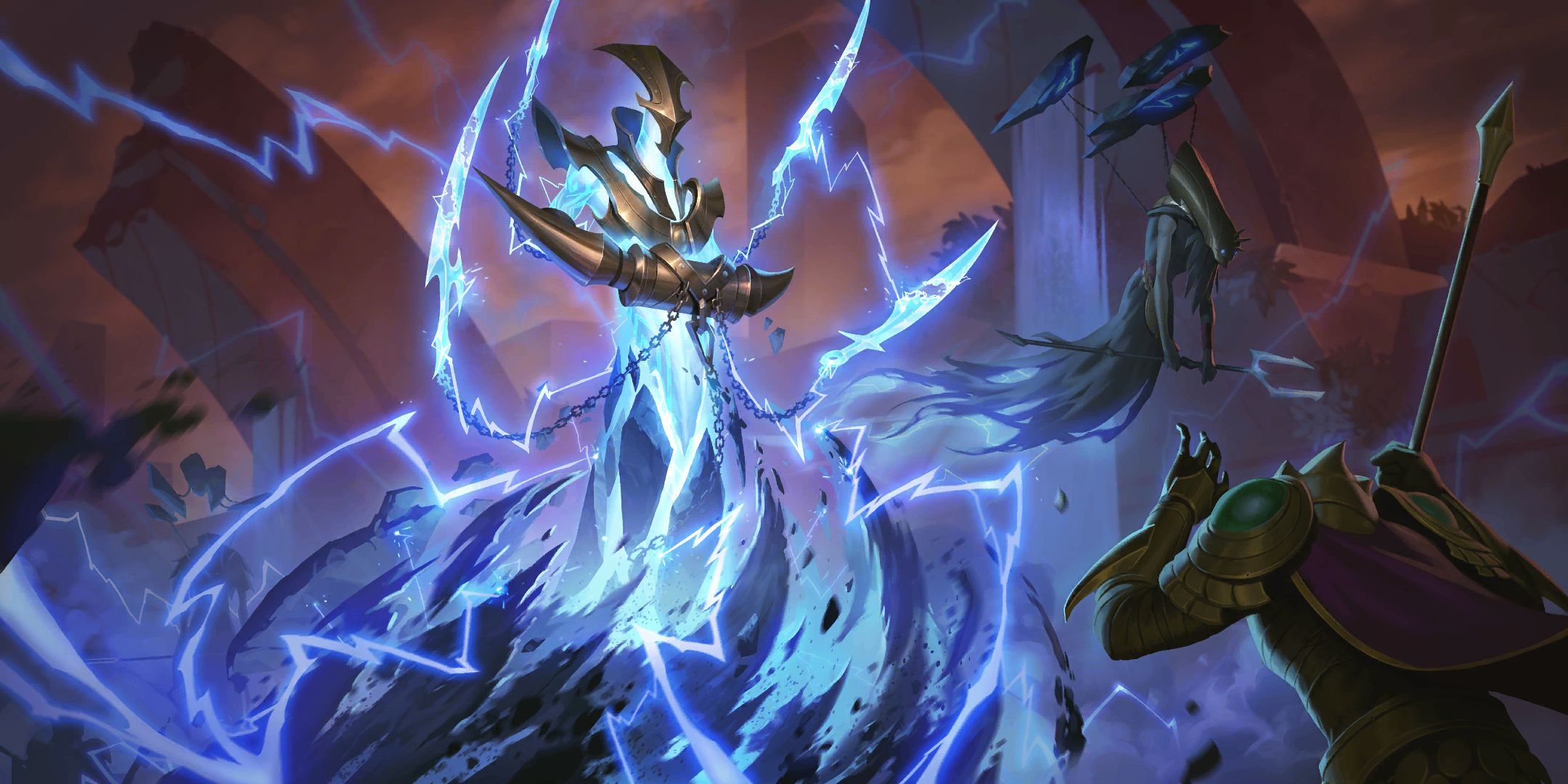2160x1080 Desktop wallpaper: Video Game, Legends Of Runeterra, Xerath (League Of Legends) 4K free download for PC. 1039054