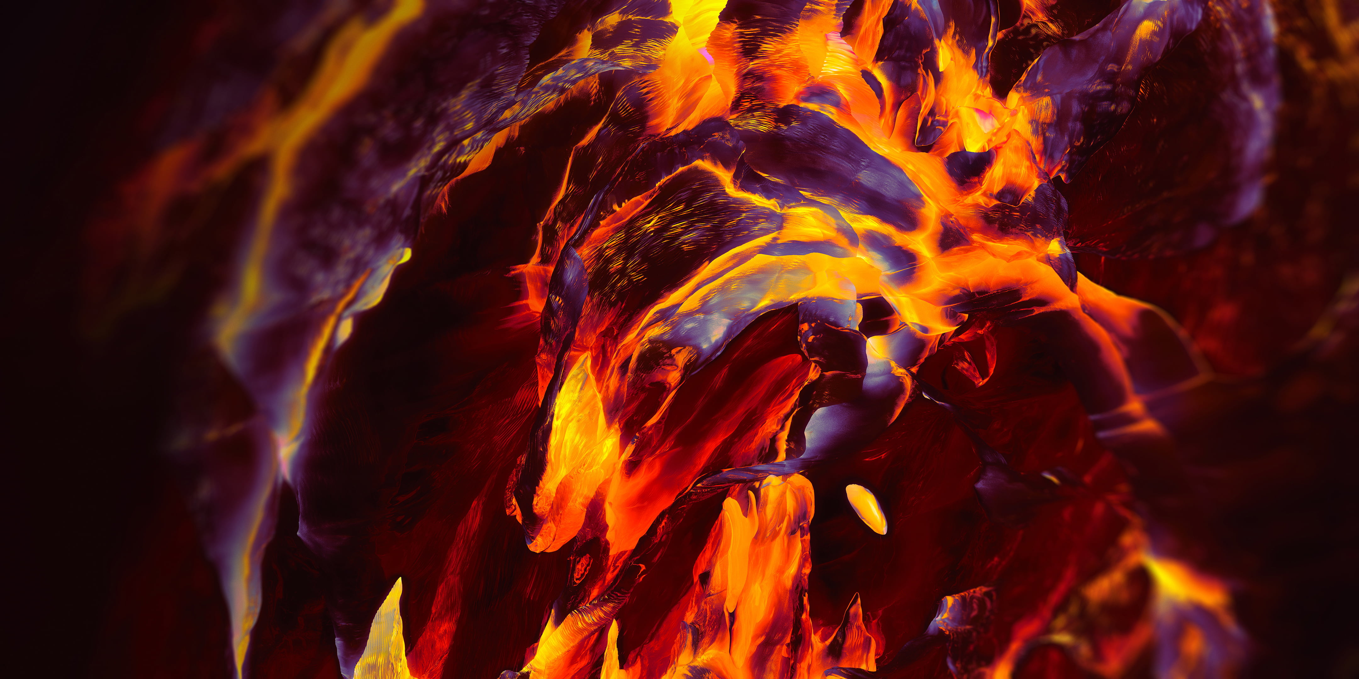 4320x2160 Anime character illustraion, Fire, OnePlus 5T, Stock HD wallpaper