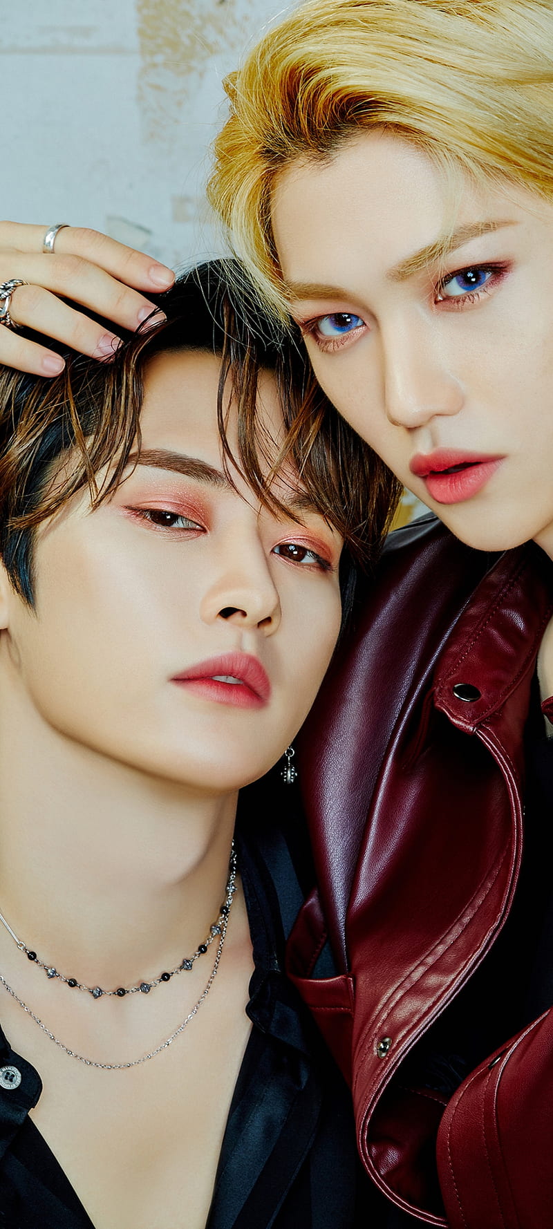 800x1778 MinSung, aesthetic, boyfriend, cute, green, jisung, lee know, minho, ship, stray kids, HD phone wallpaper