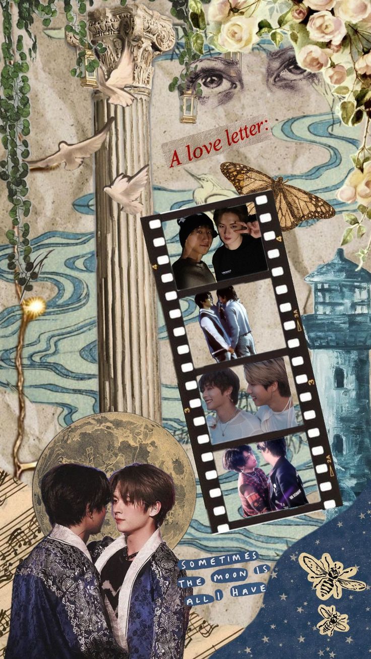 736x1308 minsung wallpaper it's my first wallpaper done with shuffle soooo ehhh # minsung #wallpaper #skz #straykids #hanjisung #leeminho