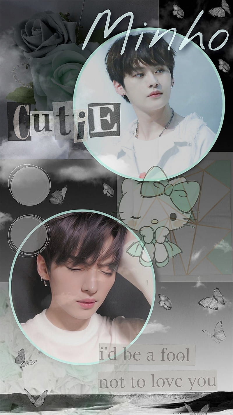 800x1422 Minho Straykids Kpop, aesthetic, gris, lee know, lyricaldoodles, mint, skz, HD phone wallpaper
