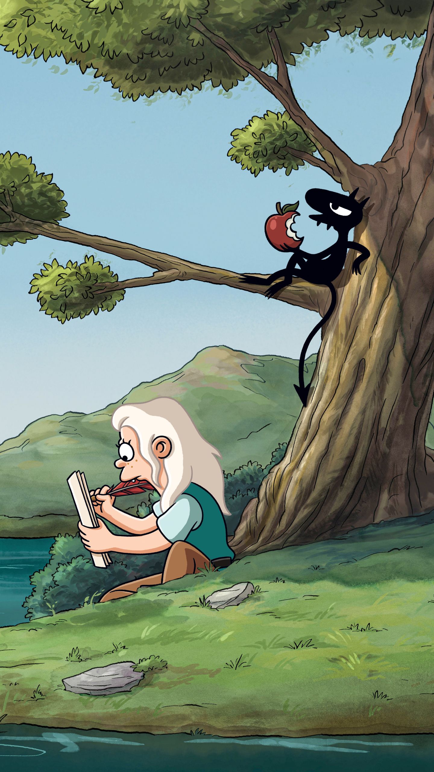 1440x2560 Phone wallpaper: Luci (Disenchantment), Elfo (Disenchantment), Disenchantment, Bean (Disenchantment), Tv Show 905027