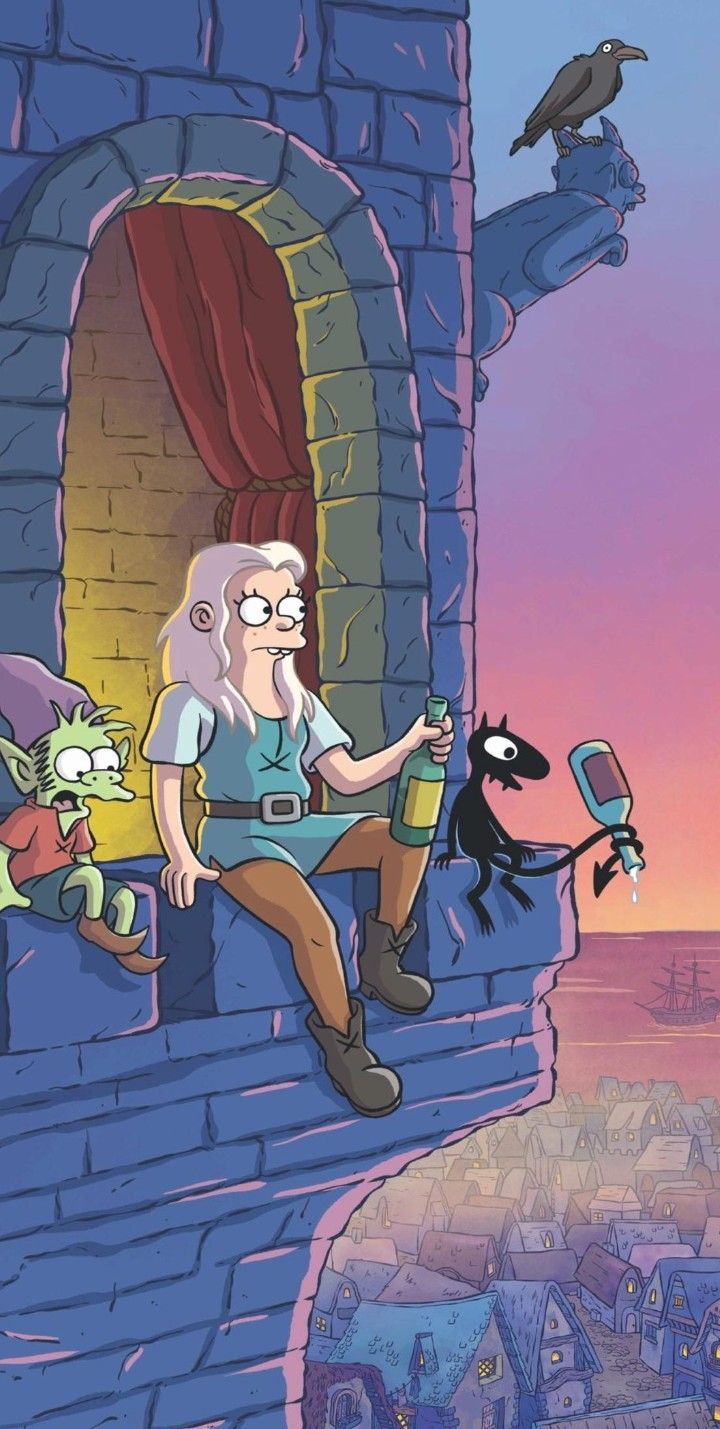 720x1429 Disenchantment poster. Disenchantment wallpaper iphone, Luci disenchantment wallpaper, Disenchanted