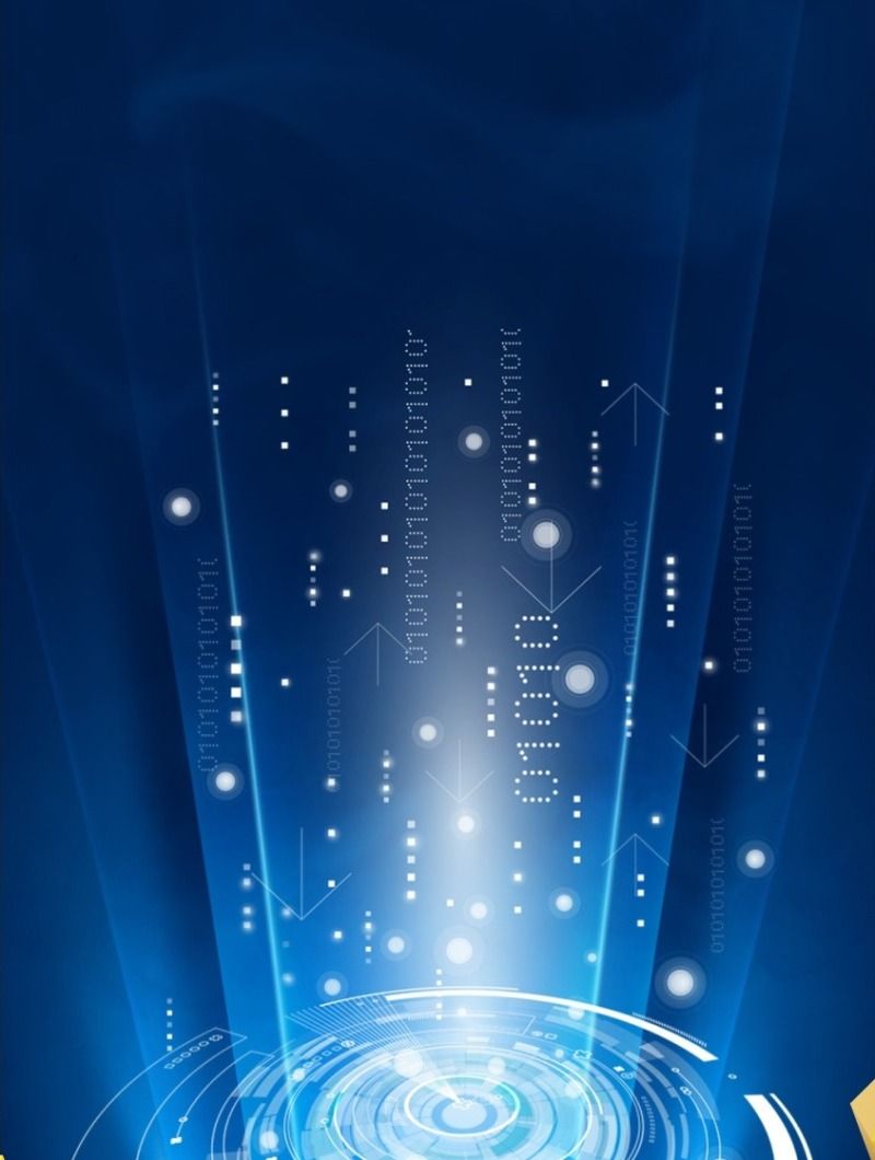 800x1060 Fondo De Gif Inteligente De La Era Digital De La Tecnología Azul. Fondos Plantilla GIF Descarga Gratuita