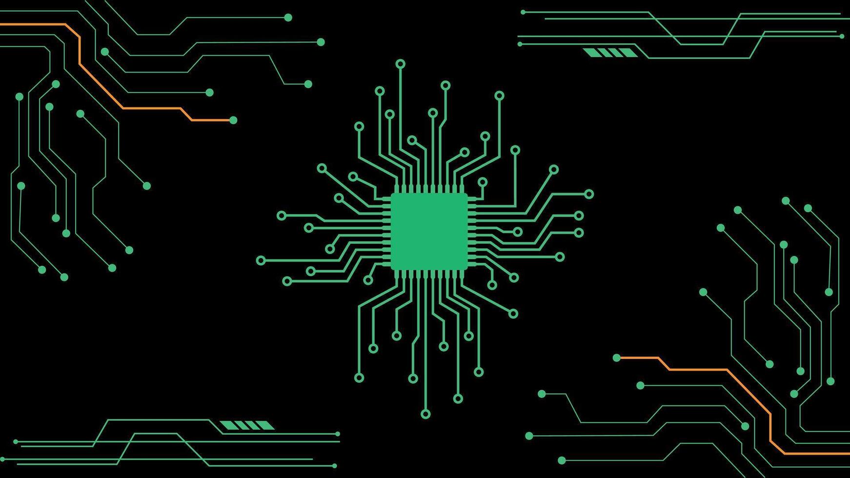 1742x980 artificial inteligencia, circuitos cibernéticos, futuro tecnología conceptos 47421249 Vector en Vecteezy