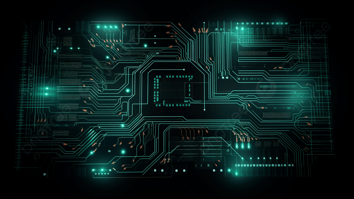 1200x675 Fondo Publicitario De Alta Tecnología Con Circuito Electrónico Y Placa Base Con Chip, Alta Tecnología, Inteligente, Computadora Imagen de Fondo Para Descarga Gratuita