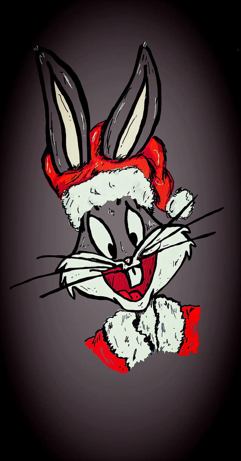 800x1529 HD christmas bunny wallpaper
