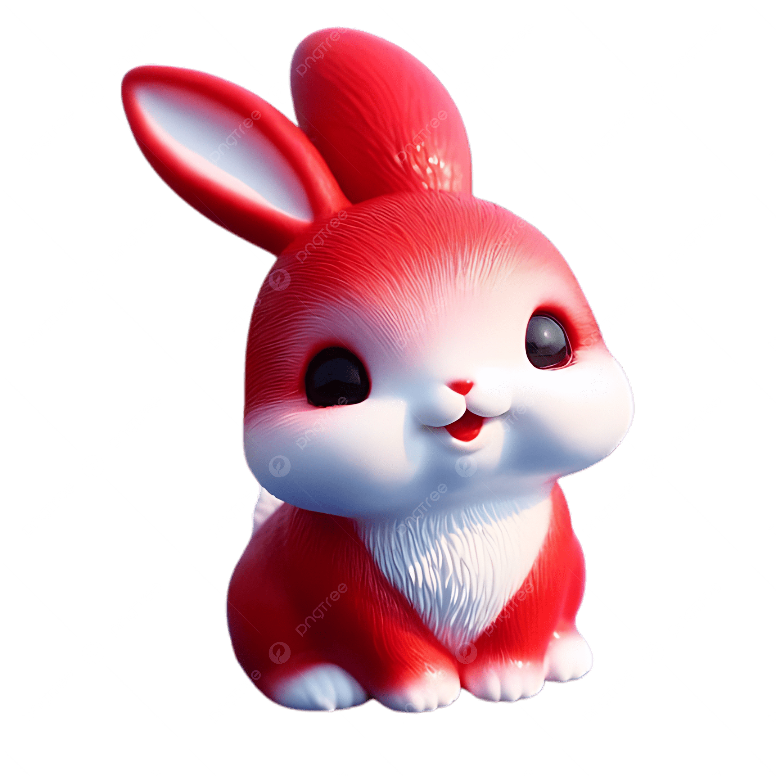 2500x2500 Cute Red Bunny, Bunny Clipart, Red Clipart, Bunny Clipart Cute PNG Transparent Image and Clipart for Free Download