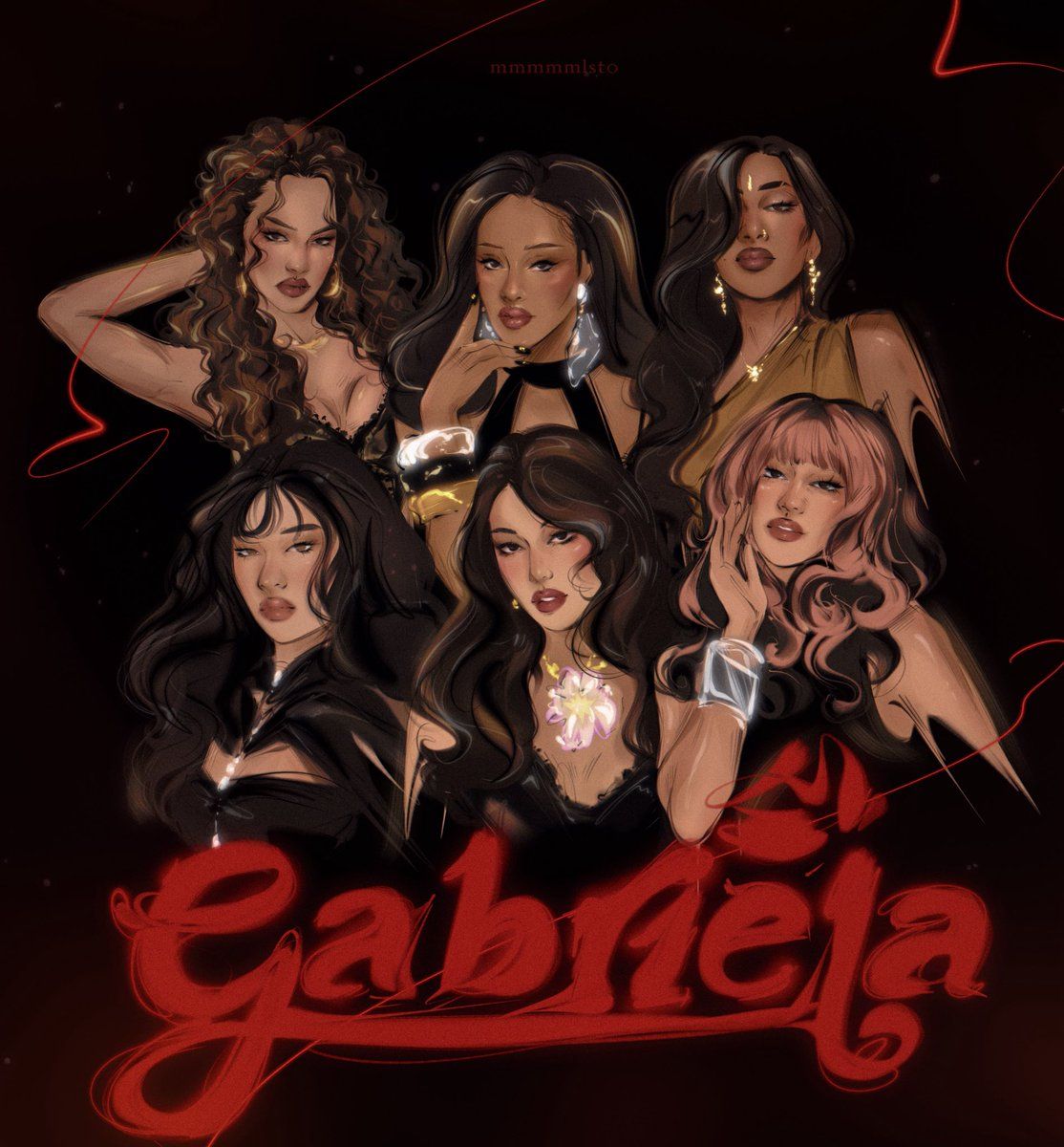 1114x1200 Katseye Gabriela Wallpaper