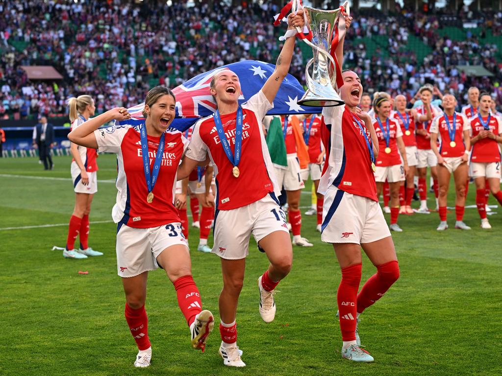 1024x768 Arsenal win Women's Champions League final against Barcelona