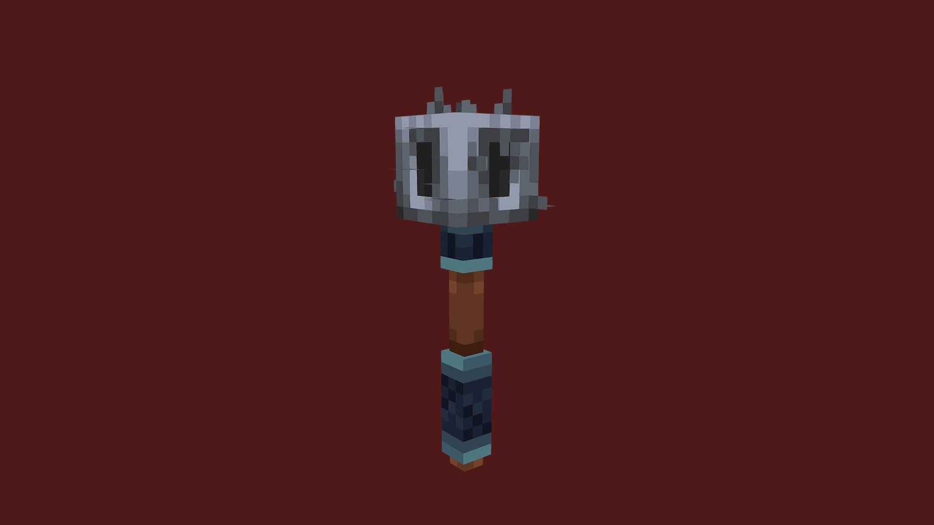 1920x1080 Minecraft Super Mace Free 3D model by Ferrum26 [224af37]