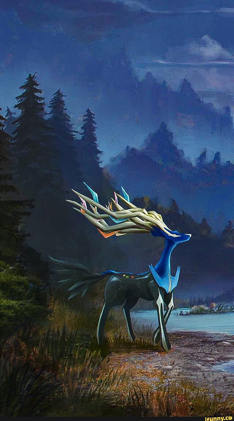 800x1437 Xerneas, pokemonxy, HD phone wallpaper