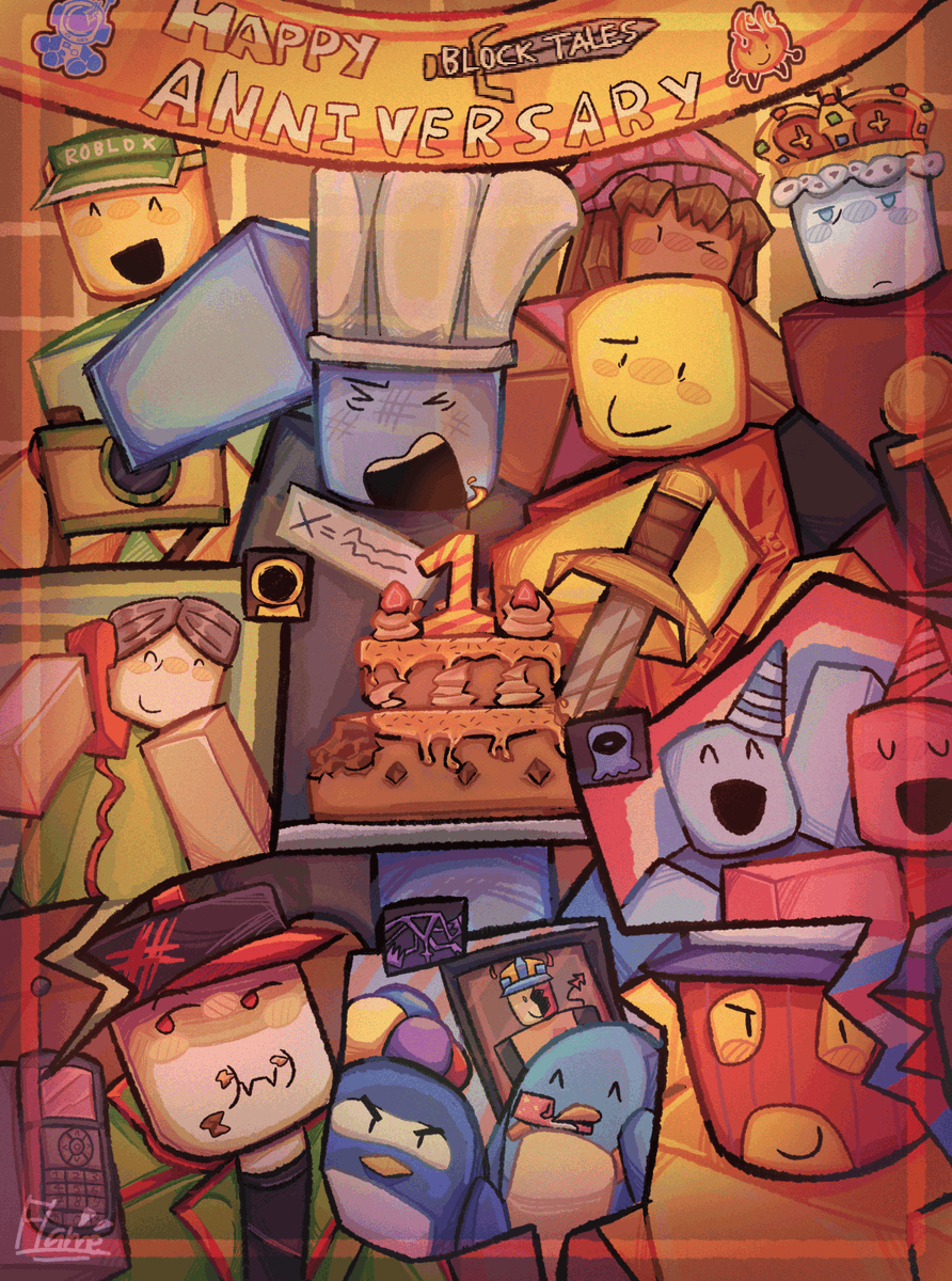 892x1200 HAPPY BLOCKTALES FIRST ANNIVERSARY!!! ✨️✨️ (ik im late its supposed to be on may 17th but eh whatever) #BlockTales