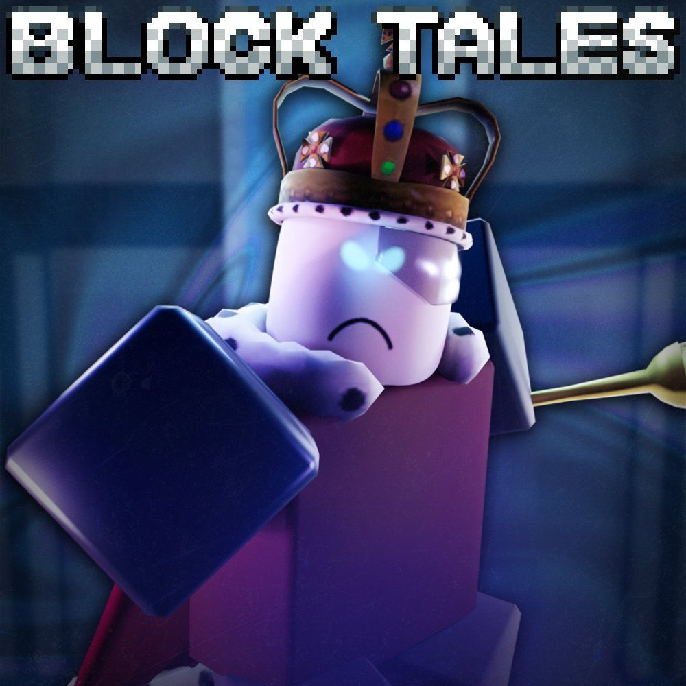 1000x1000 remade my f*ckass game icon from 2 years ago, kinda rushed it to make it in time for the 2 year anniversary of block tales