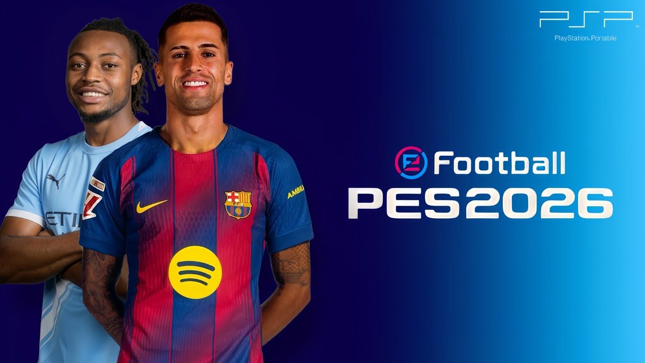 1280x720 eFootball PES 2026. PSP. New Patch Update Winter Transfer, Faces, Shaders & Texture HD