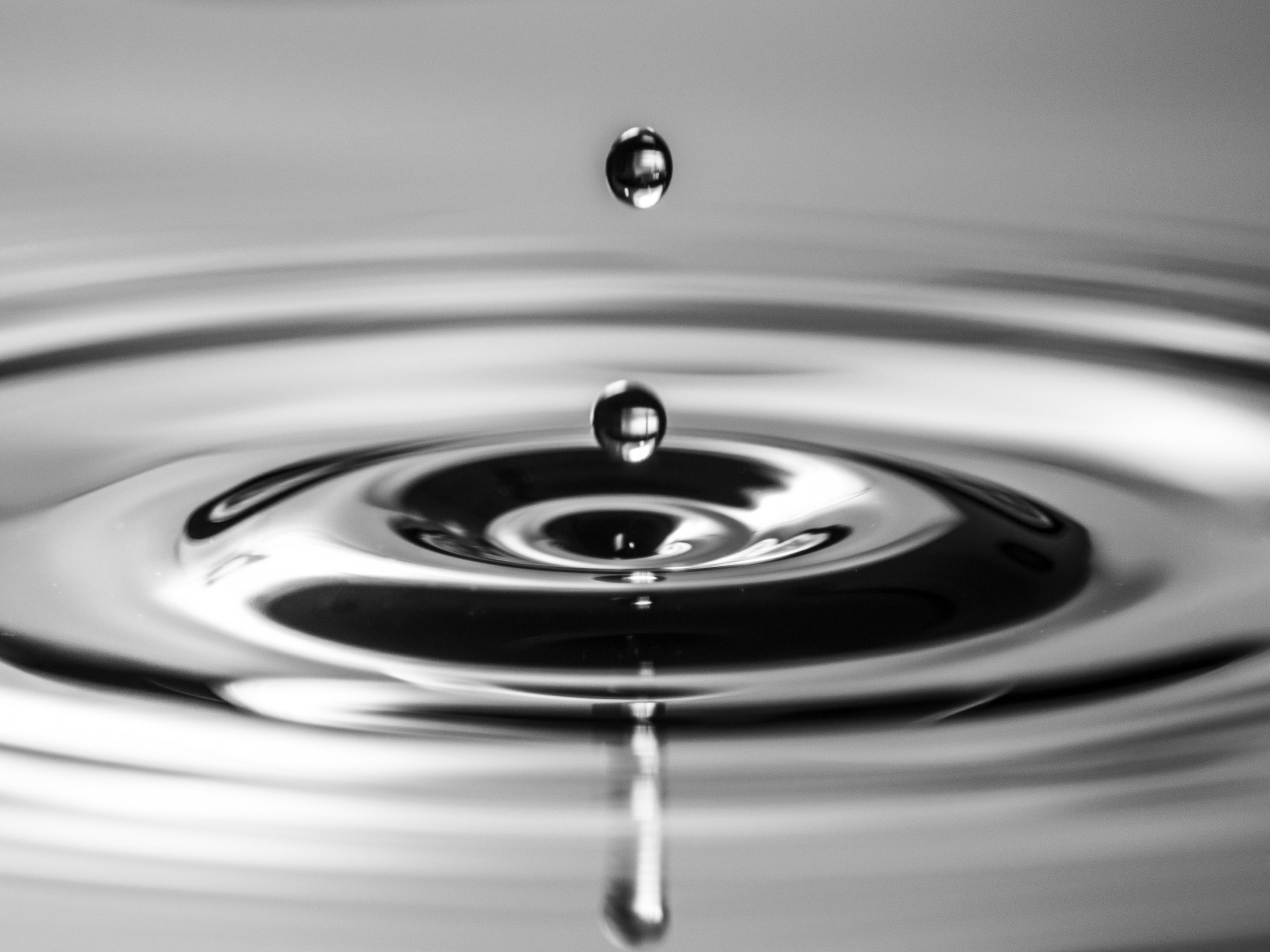 2732x2048 Water Drop and Ripples Wallpaper, Android & Desktop Background