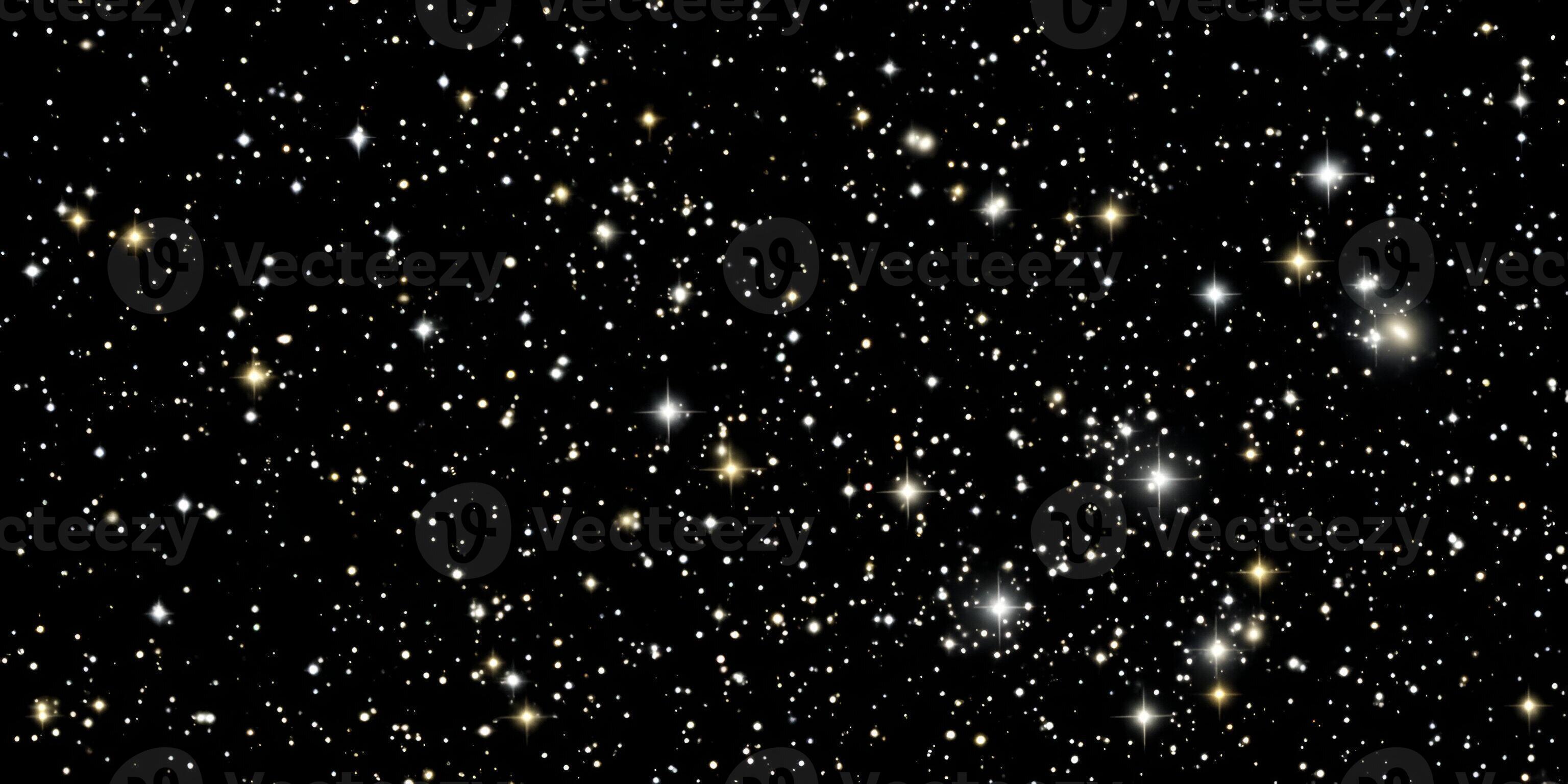3072x1536 A mesmerizing dark night sky filled with countless sparkling white and golden stars