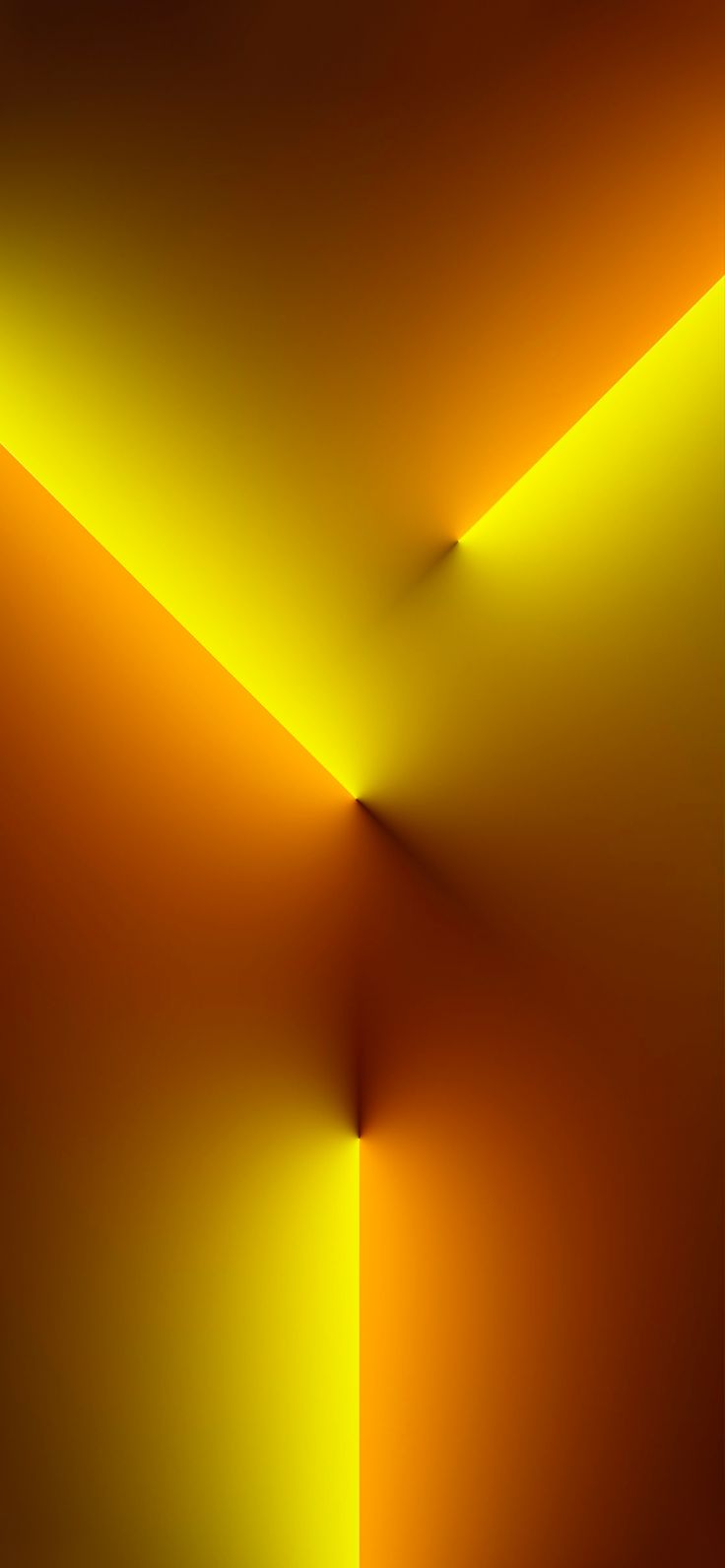 736x1592 iPhone 13 Pro Official Stock Wallpaper (Gold)