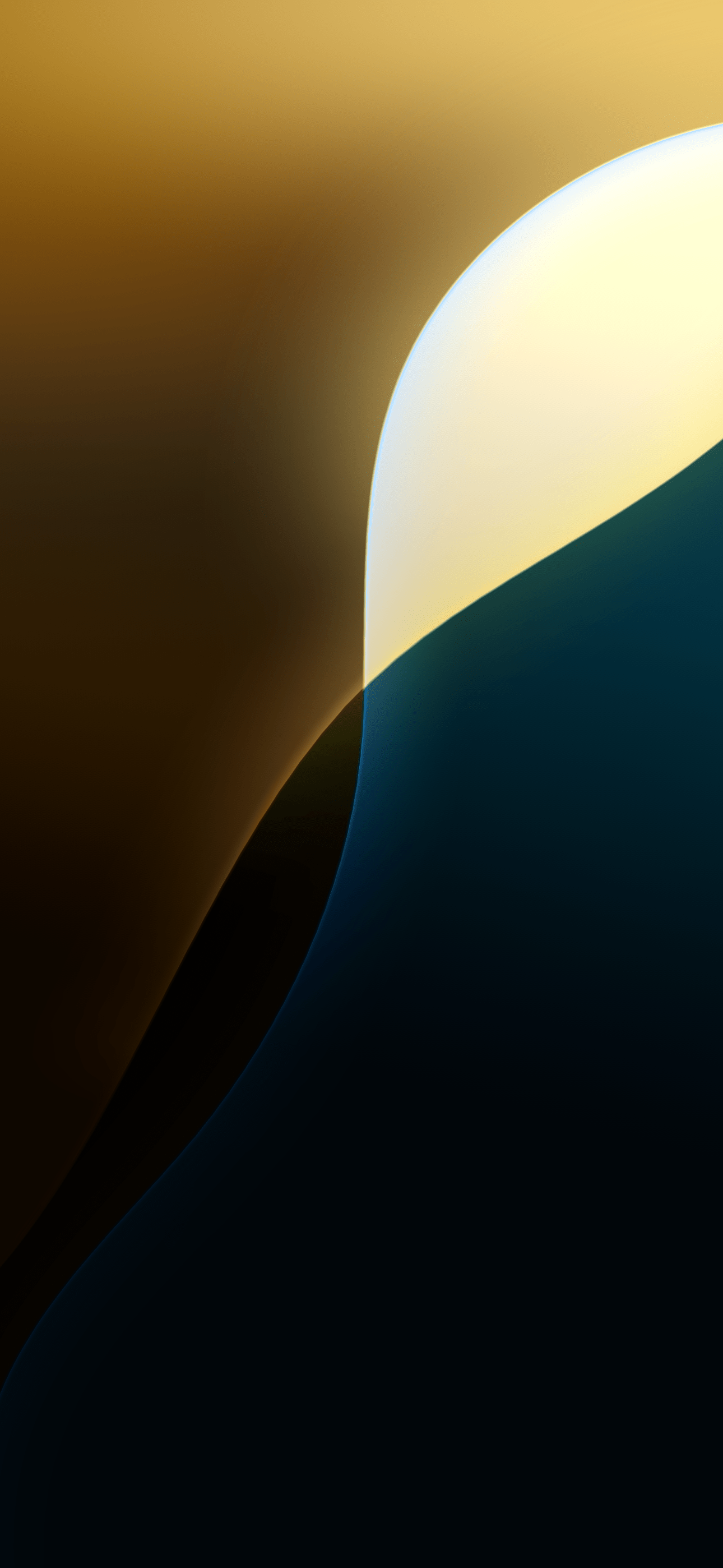 1290x2796 Yellow Dark IOS 18 Default Stock
