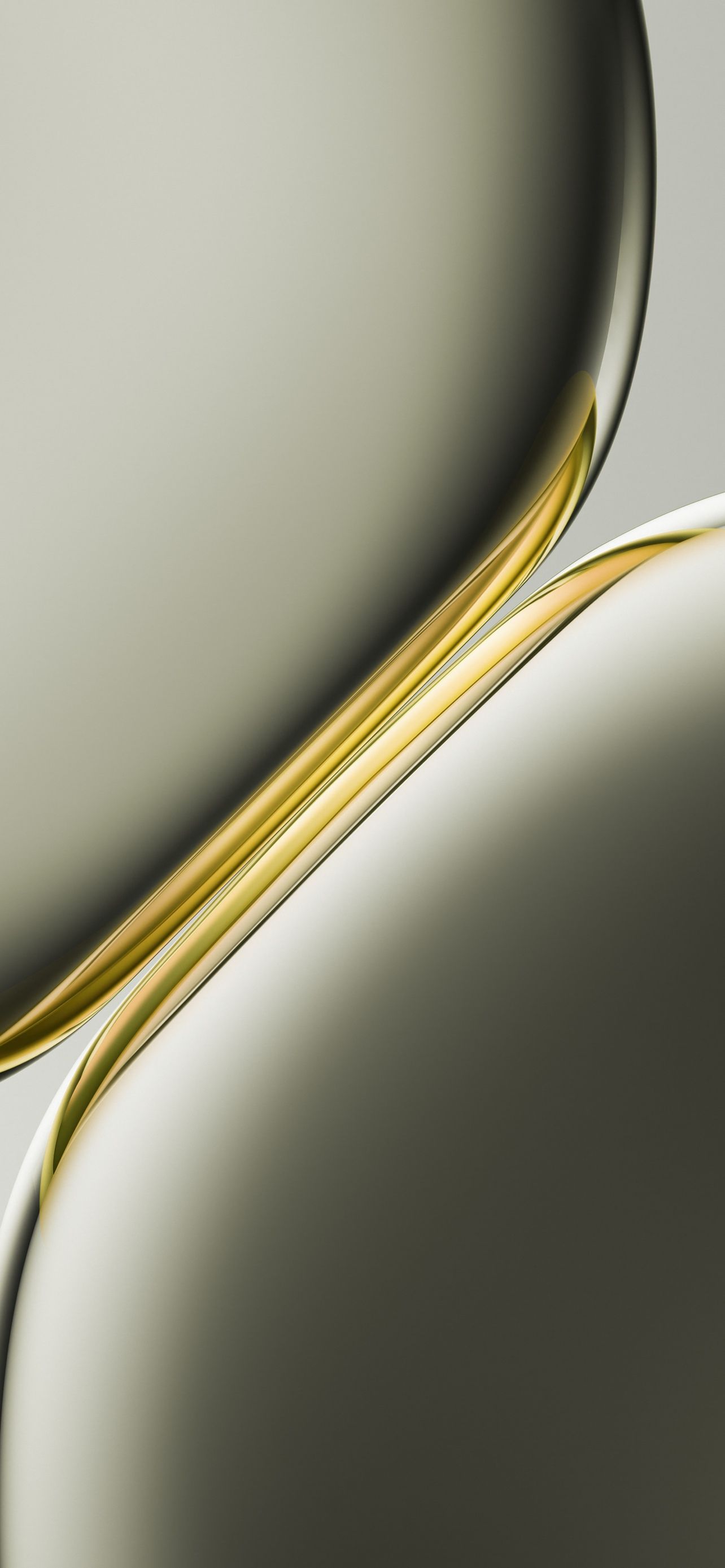 1284x2778 Golden yellow Wallpaper 4K, Gradient Abstract, 3D Render