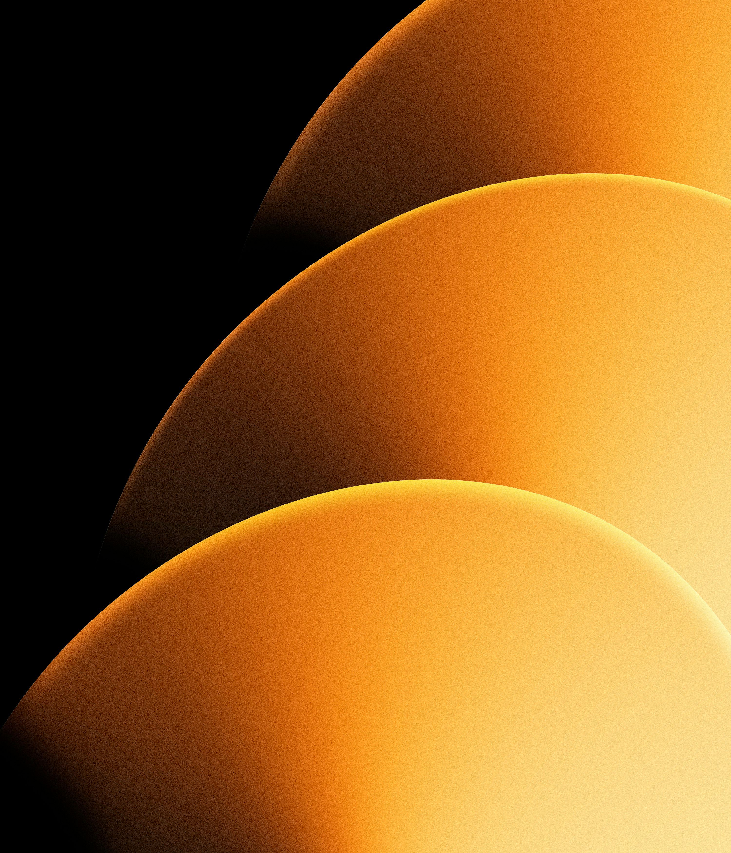 3000x3500 A group of yellow circles on a black background photo