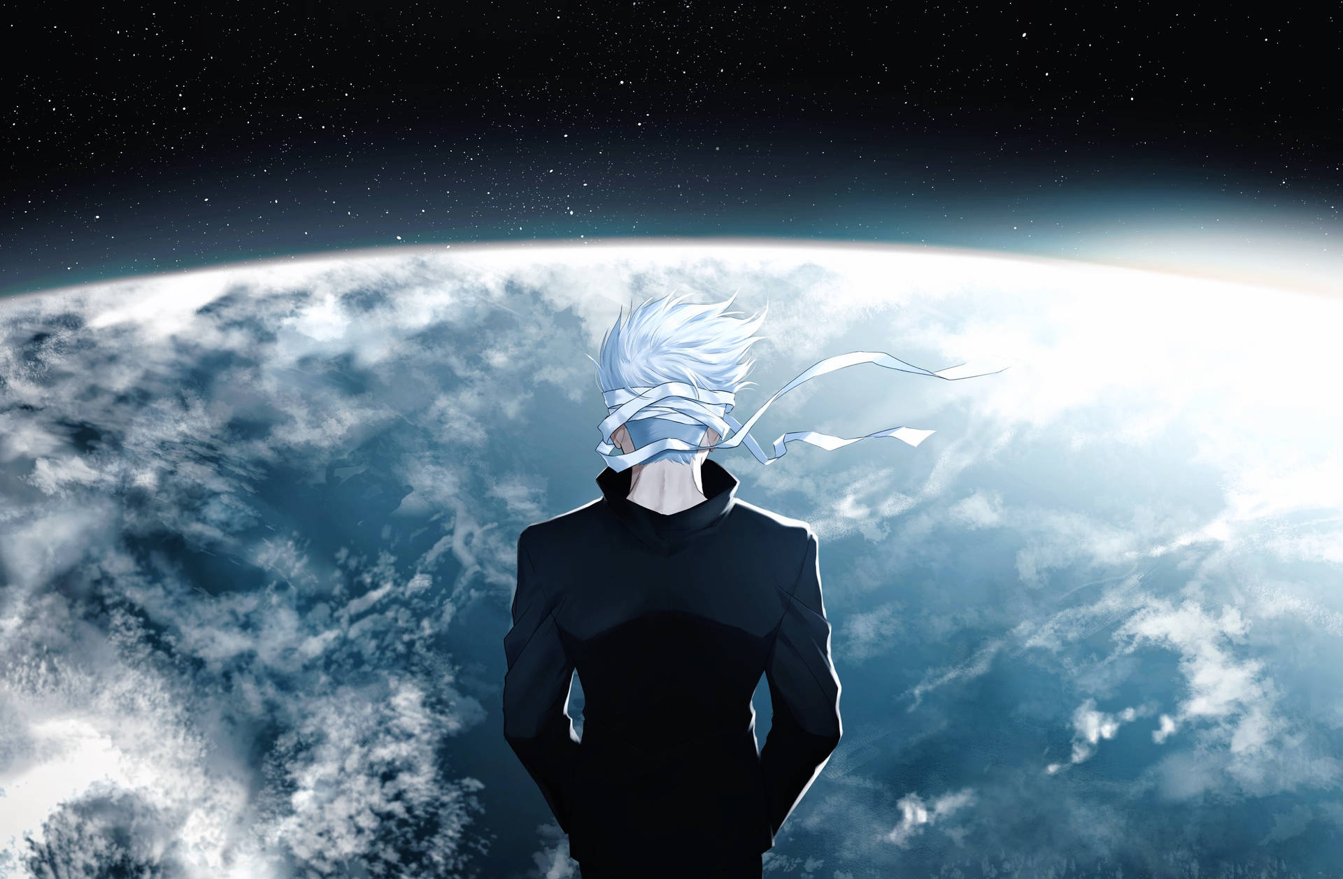 1920x1257 Gojo Floating Wallpaper