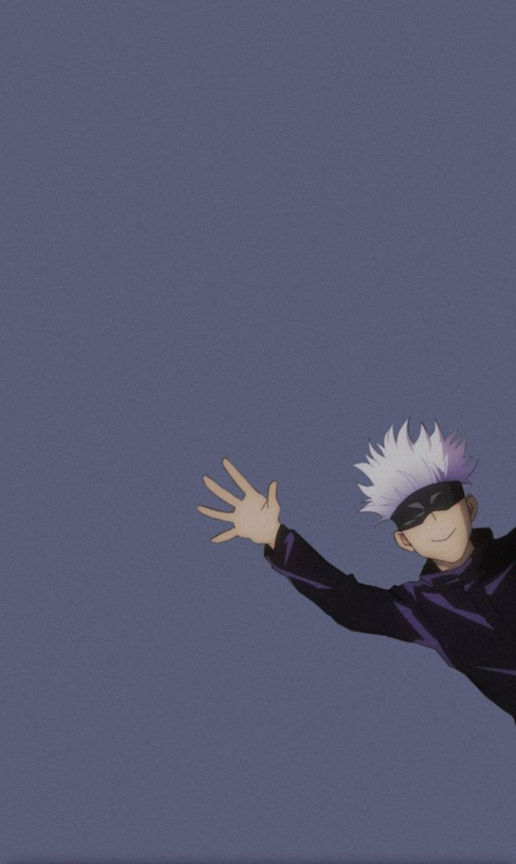 736x1232 Flying Anime Character with White Hair